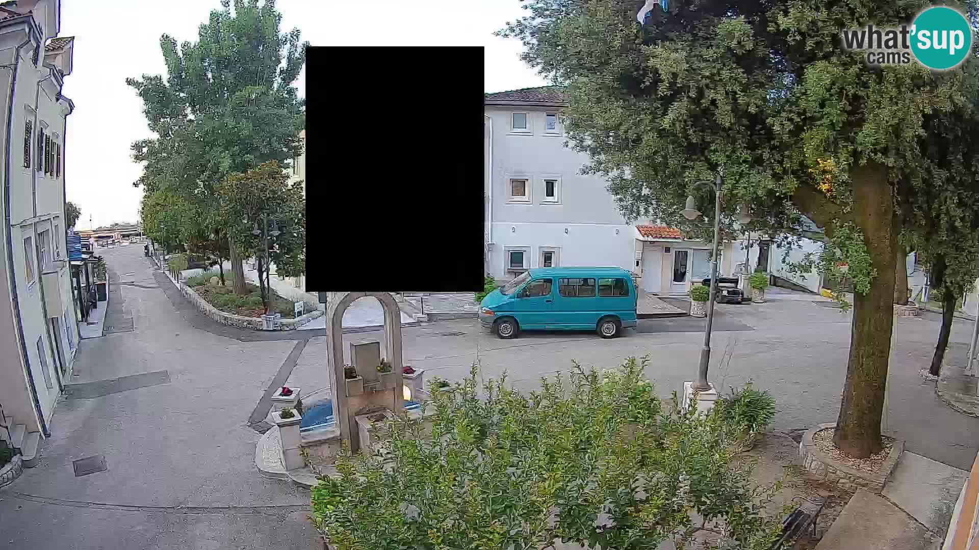 Webcam Mošćenička Draga Center – Live View of the Town Center