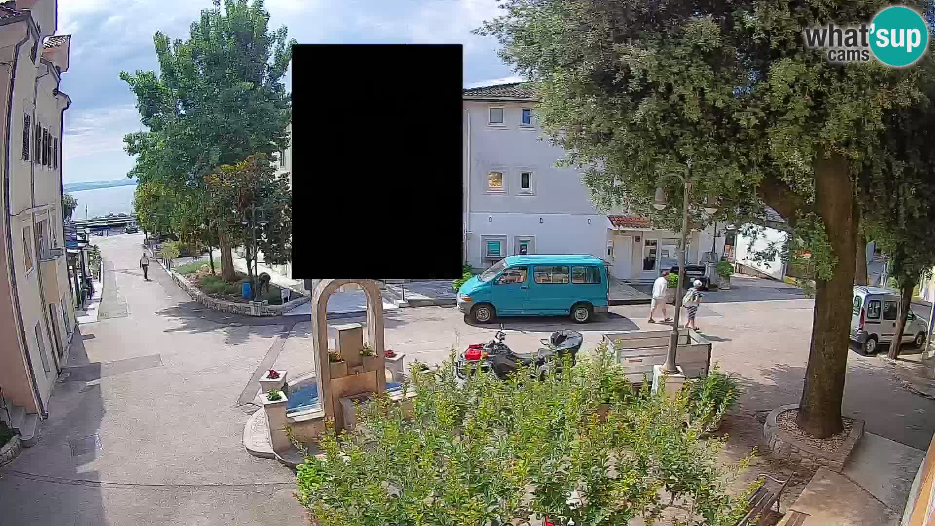 Webcam Mošćenička Draga Center – Live View of the Town Center