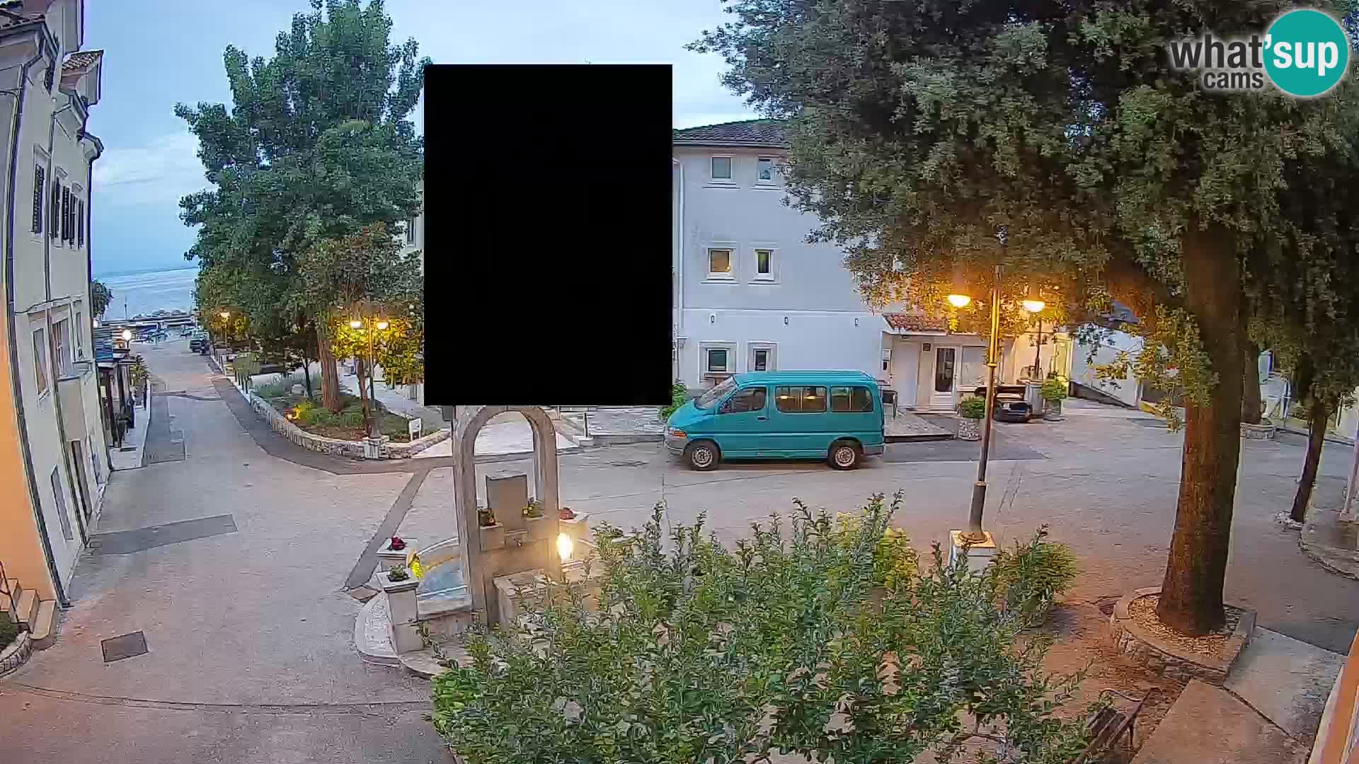 Webcam Mošćenička Draga Center – Live View of the Town Center