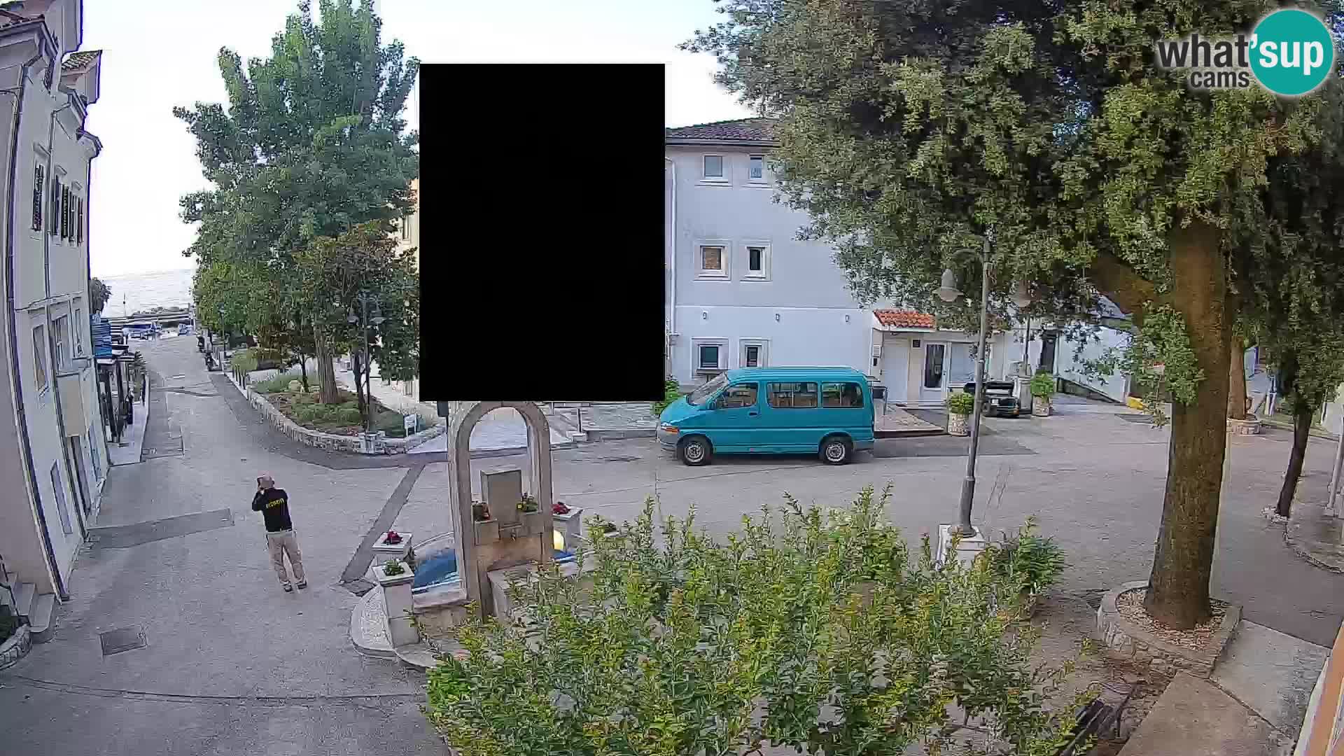 Webcam Centro Draga di Moschiena – Vista live sul centro