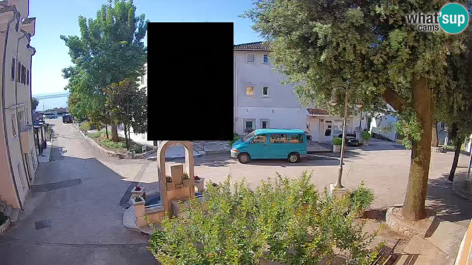 Webcam Mošćenička Draga Center – Live View of the Town Center