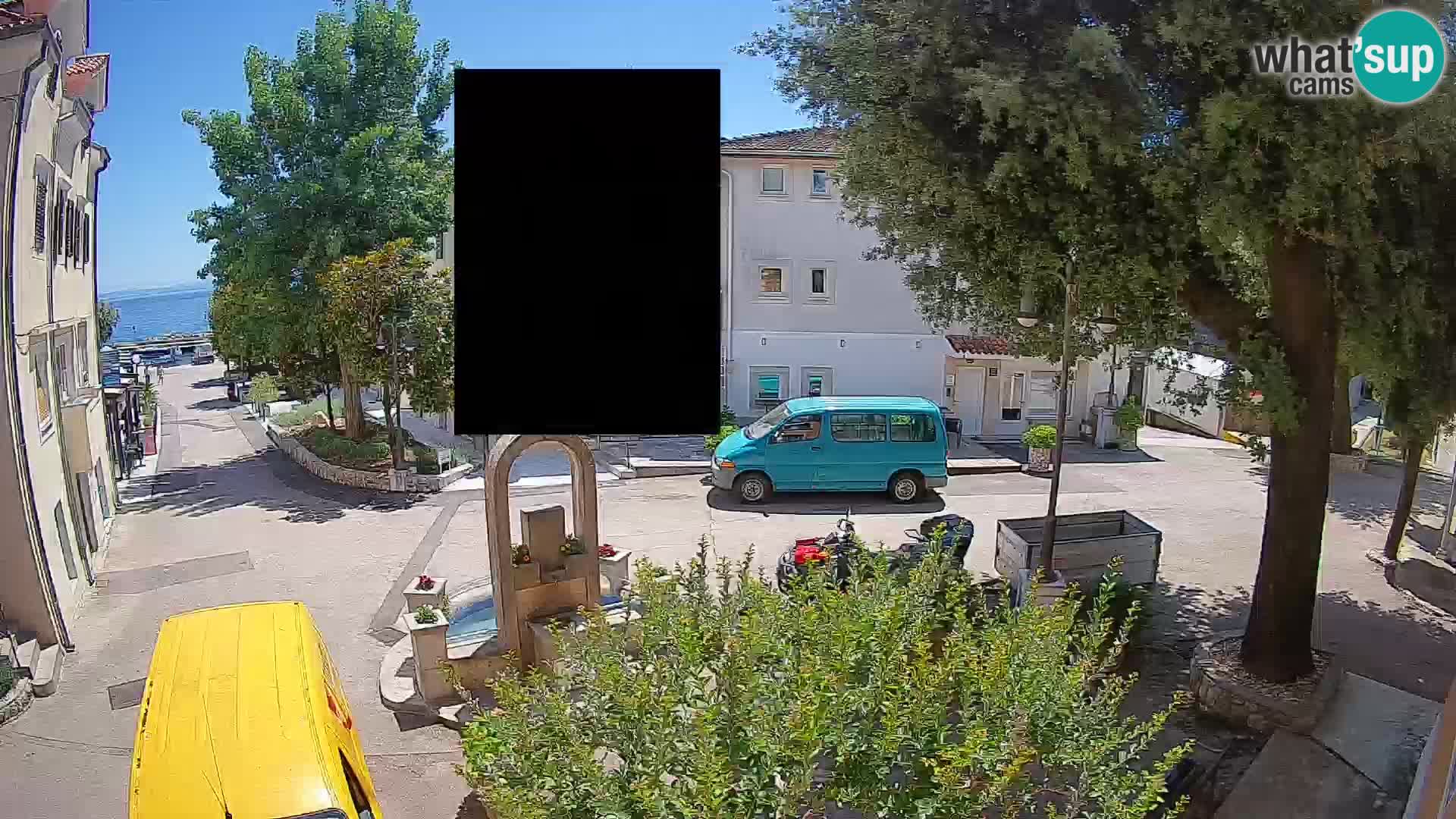 Webcam Mošćenička Draga Center – Live View of the Town Center
