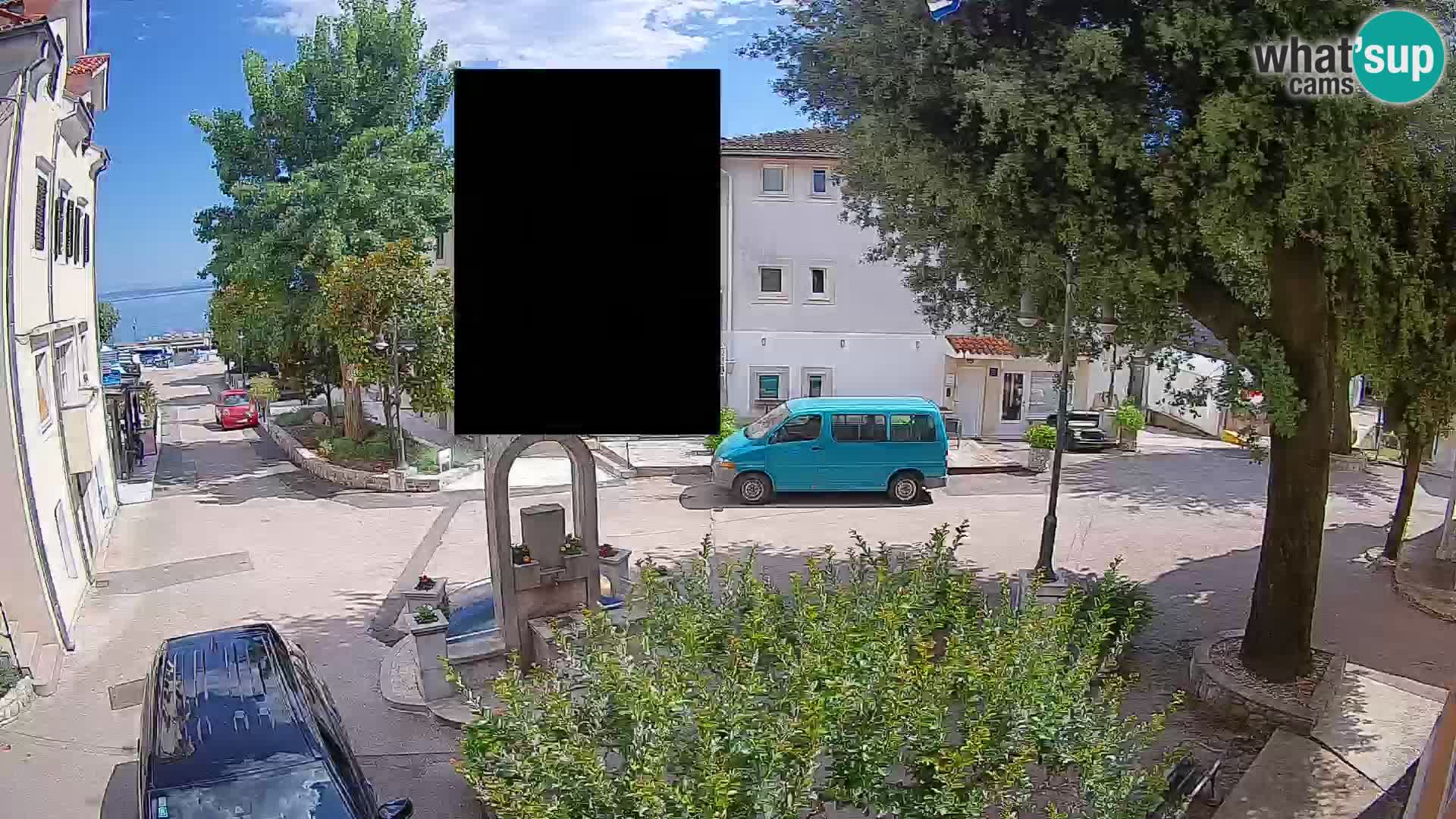 Spletna kamera center Mošćeniška Draga – Pogled v živo