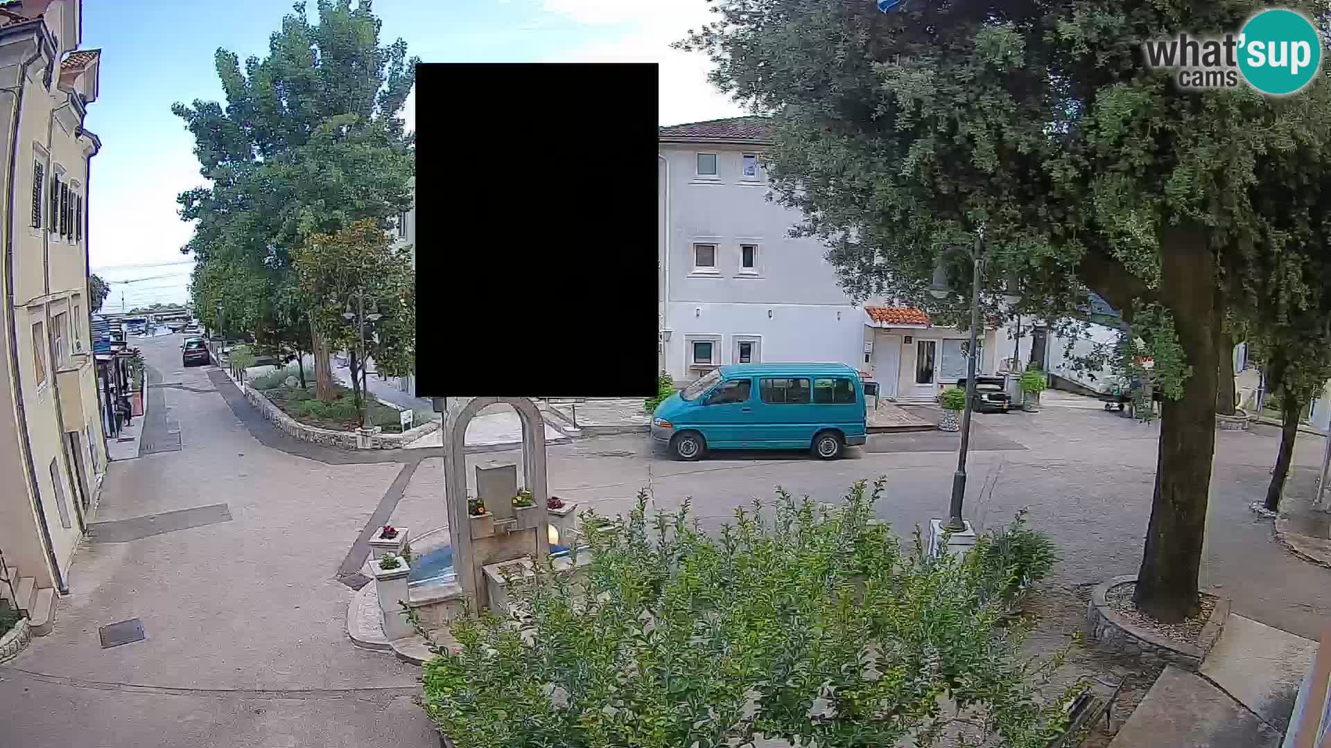 Webcam Centro Draga di Moschiena – Vista live sul centro