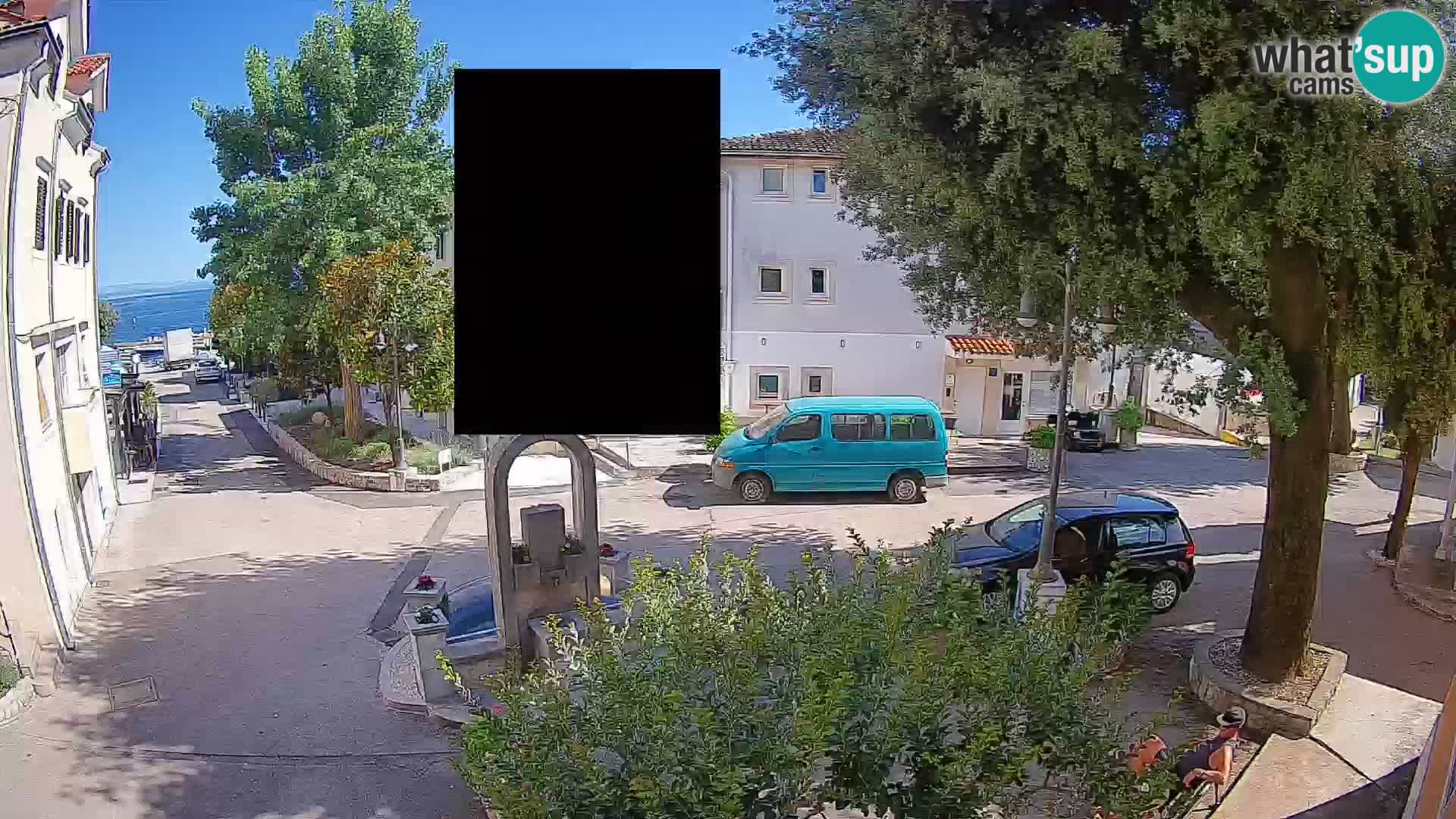 Webcam Mošćenička Draga Zentrum – Liveblick auf das Ortszentrum