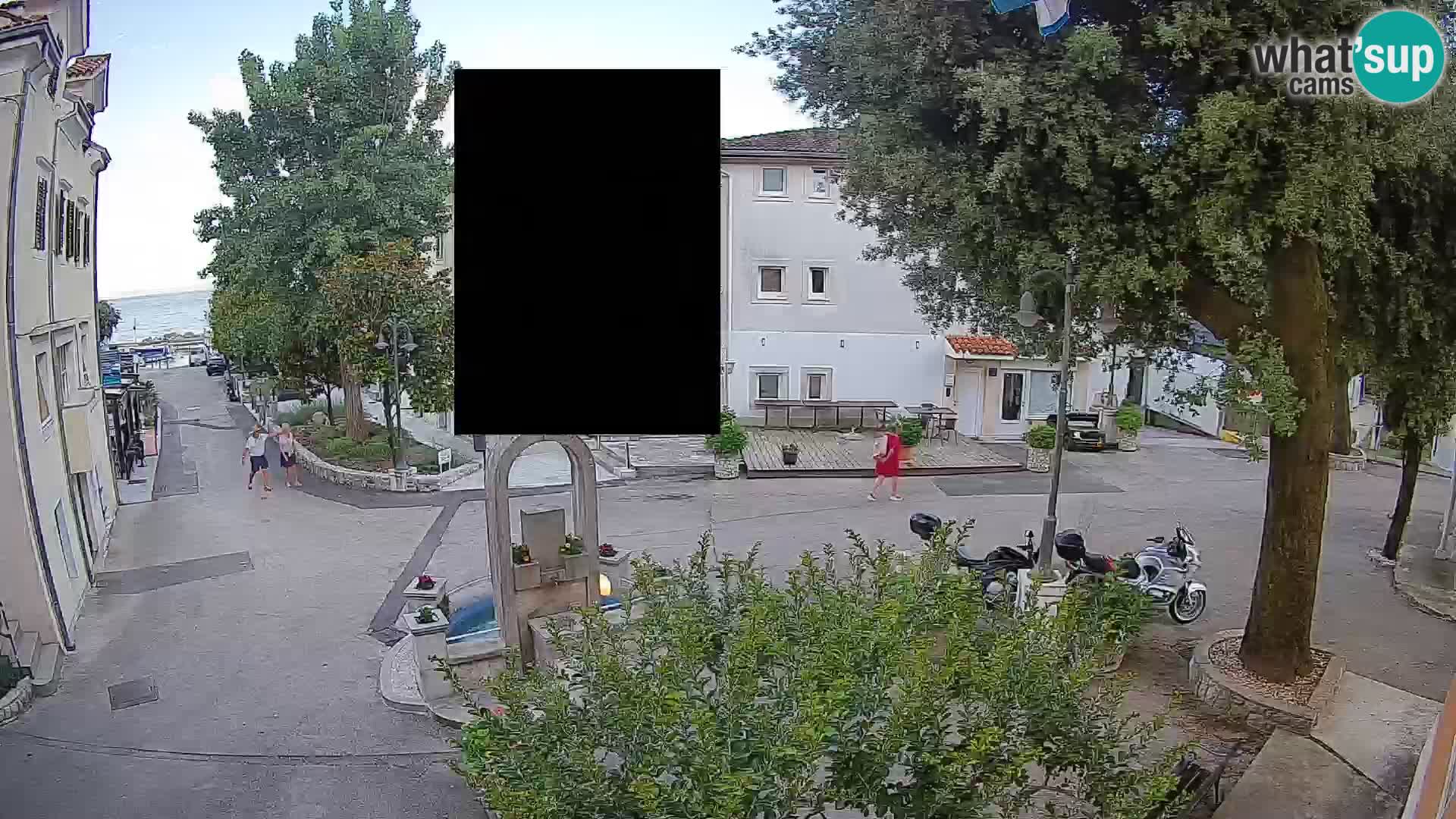 Webcam centre de Mošćenička Draga – Vue en direct du centre-ville