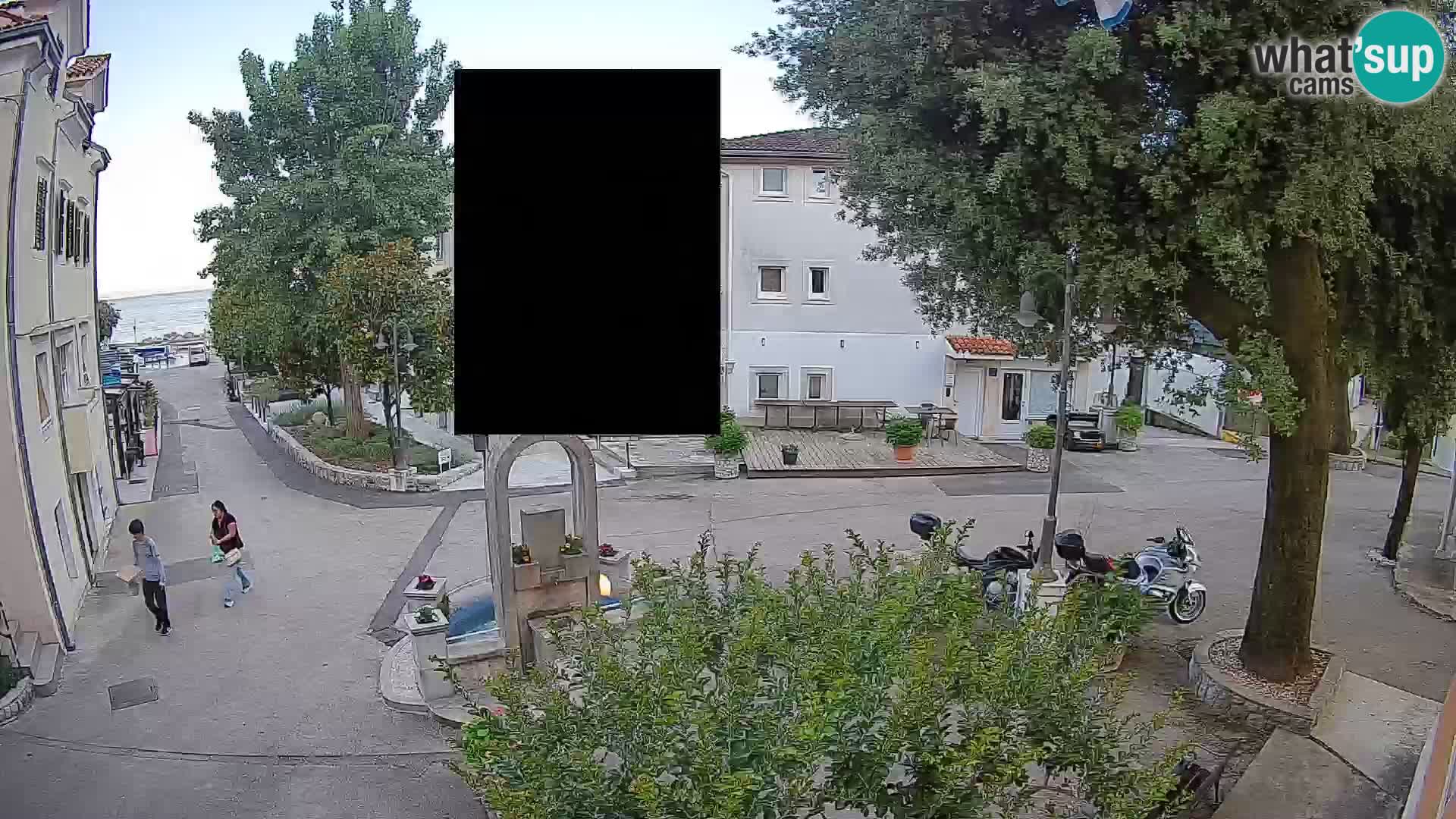Webcam centre de Mošćenička Draga – Vue en direct du centre-ville