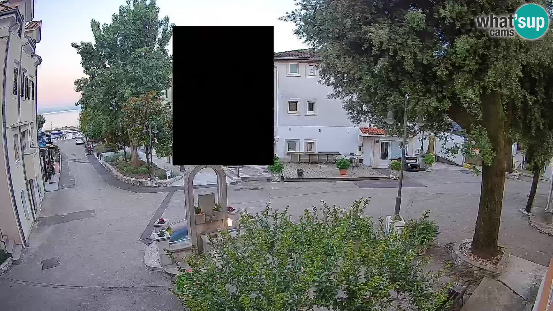 Webcam Centro Draga di Moschiena – Vista live sul centro