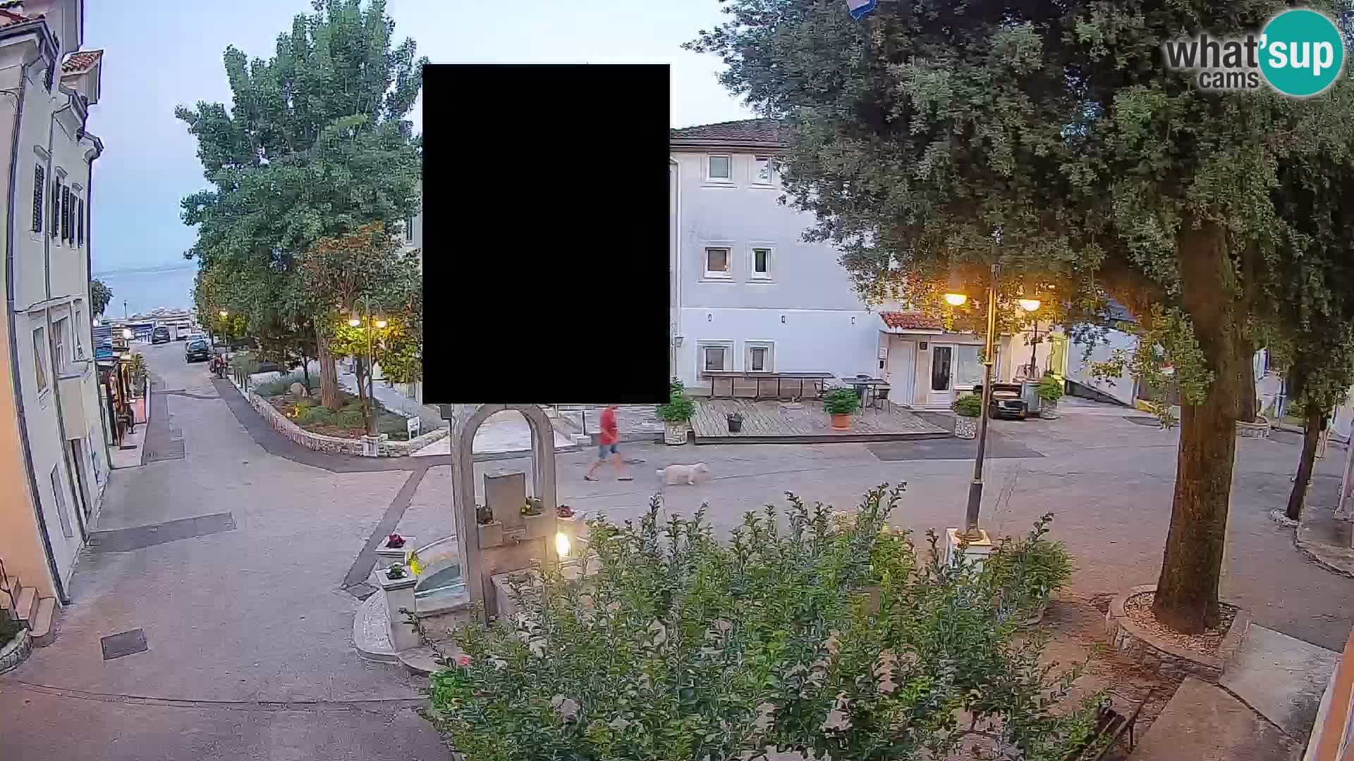 Webcam Mošćenička Draga Center – Live View of the Town Center