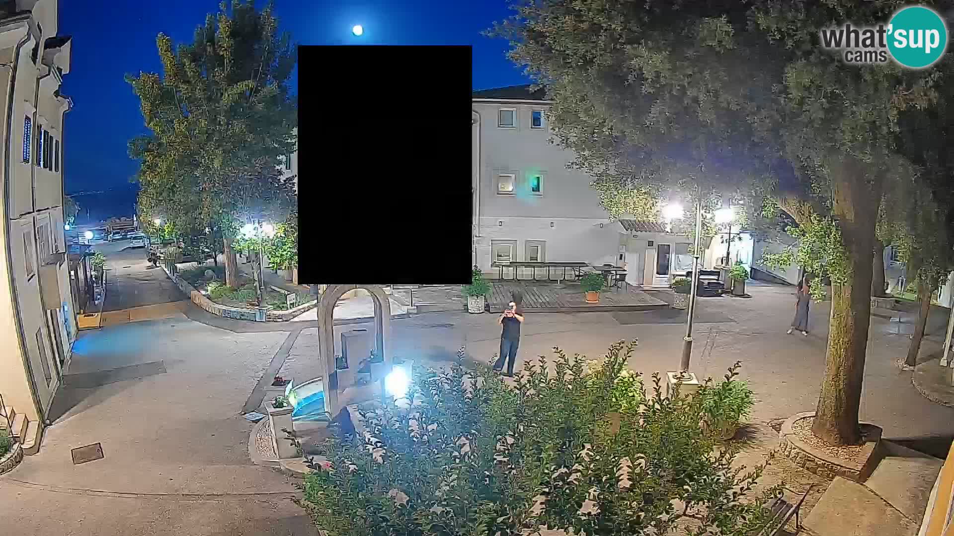 Webcam Centro Draga di Moschiena – Vista live sul centro