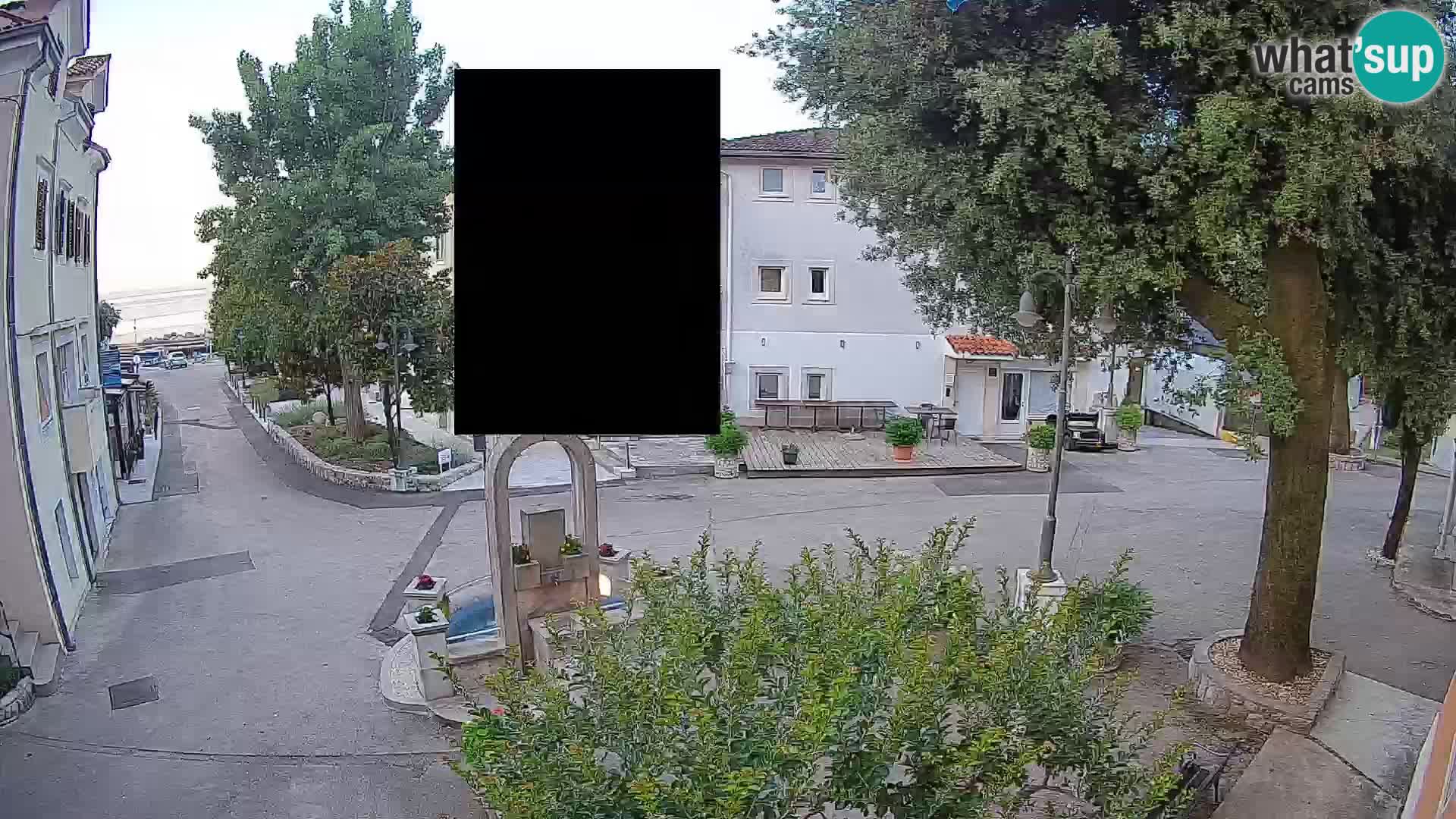 Webcam Mošćenička Draga Center – Live View of the Town Center