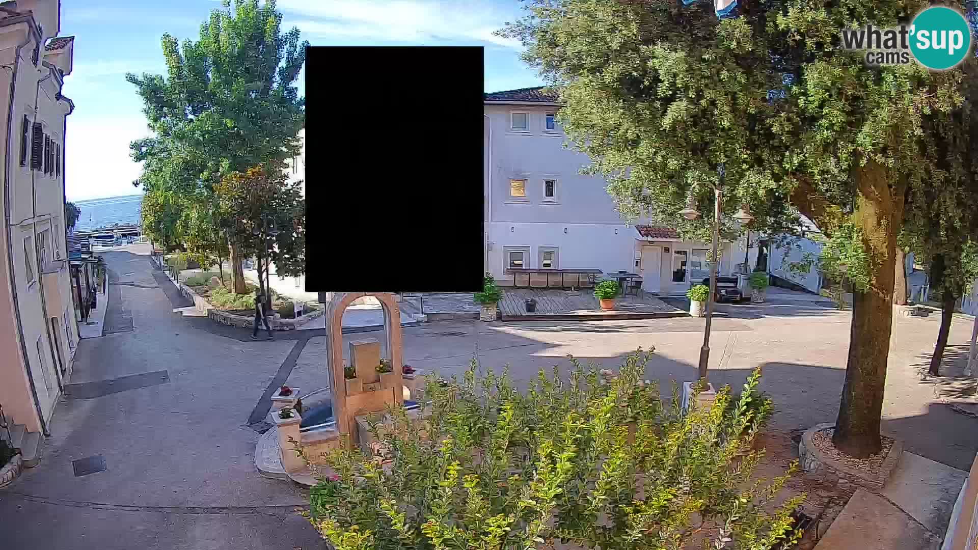 Webcam Centro Draga di Moschiena – Vista live sul centro