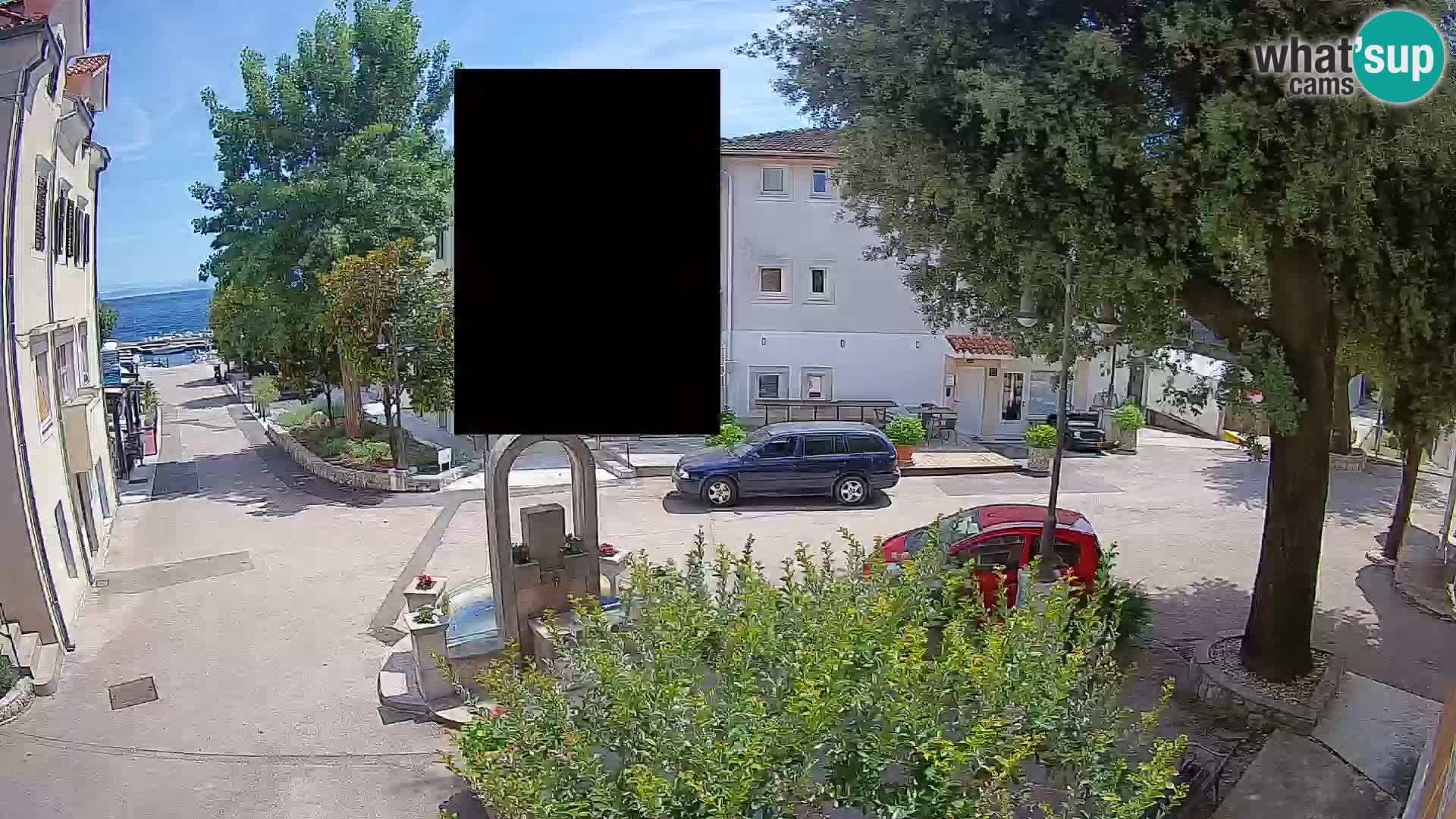 Webcam centre de Mošćenička Draga – Vue en direct du centre-ville