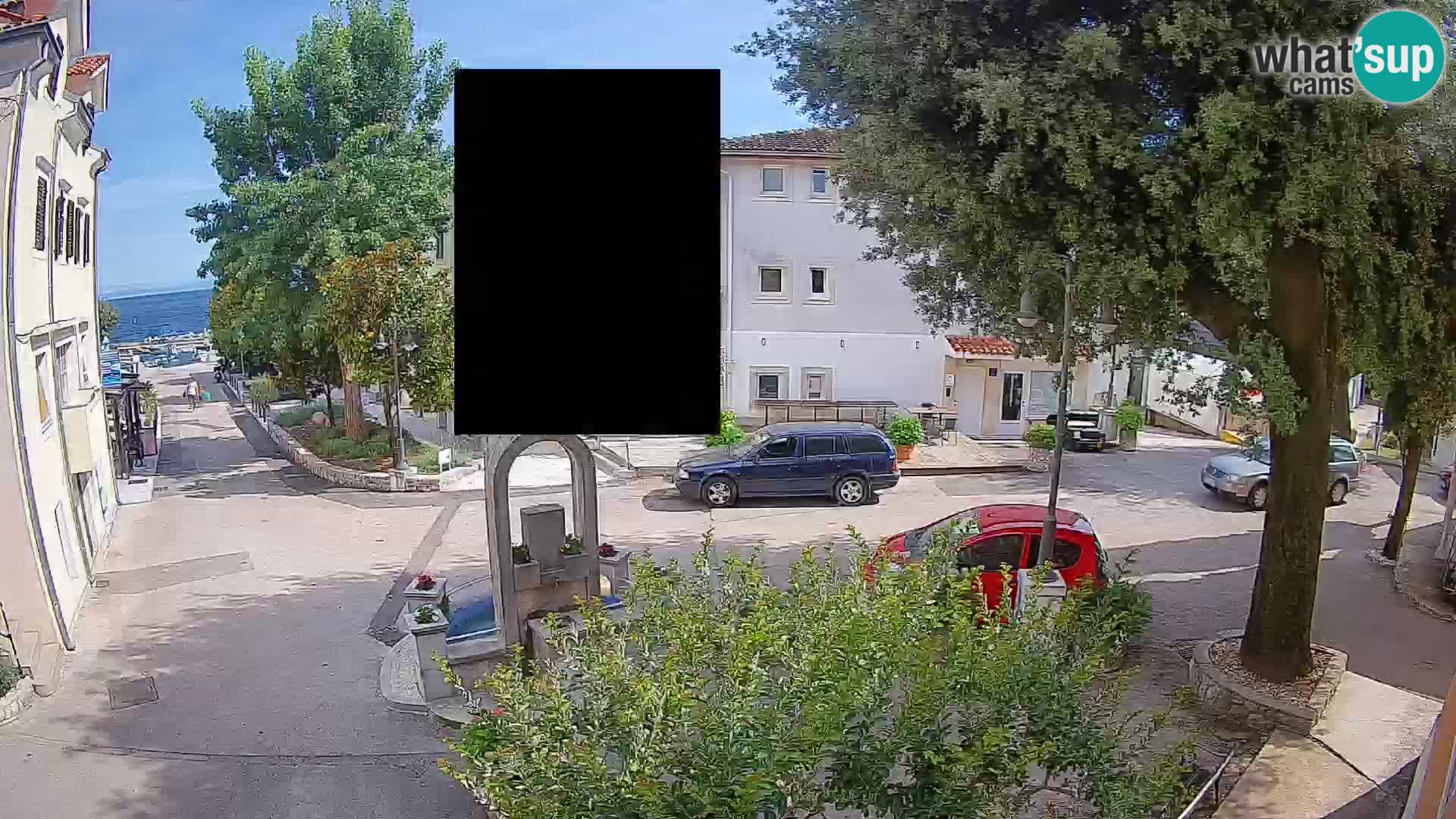 Spletna kamera center Mošćeniška Draga – Pogled v živo