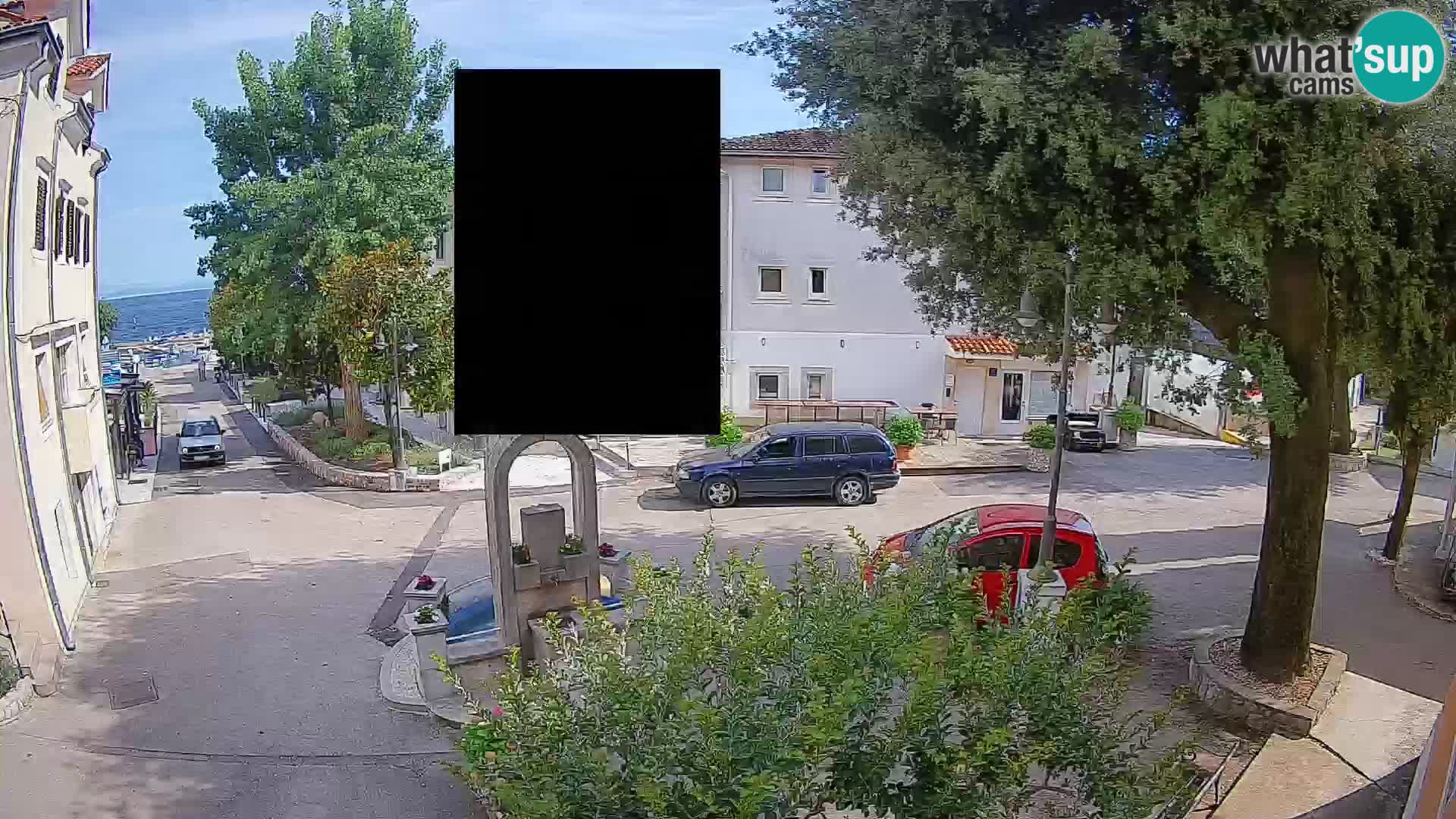 Spletna kamera center Mošćeniška Draga – Pogled v živo