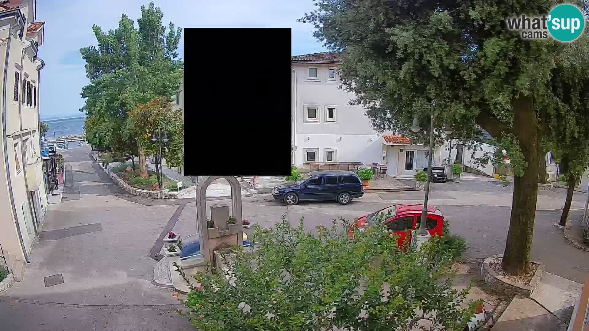 Webcam Mošćenička Draga Center – Live View of the Town Center