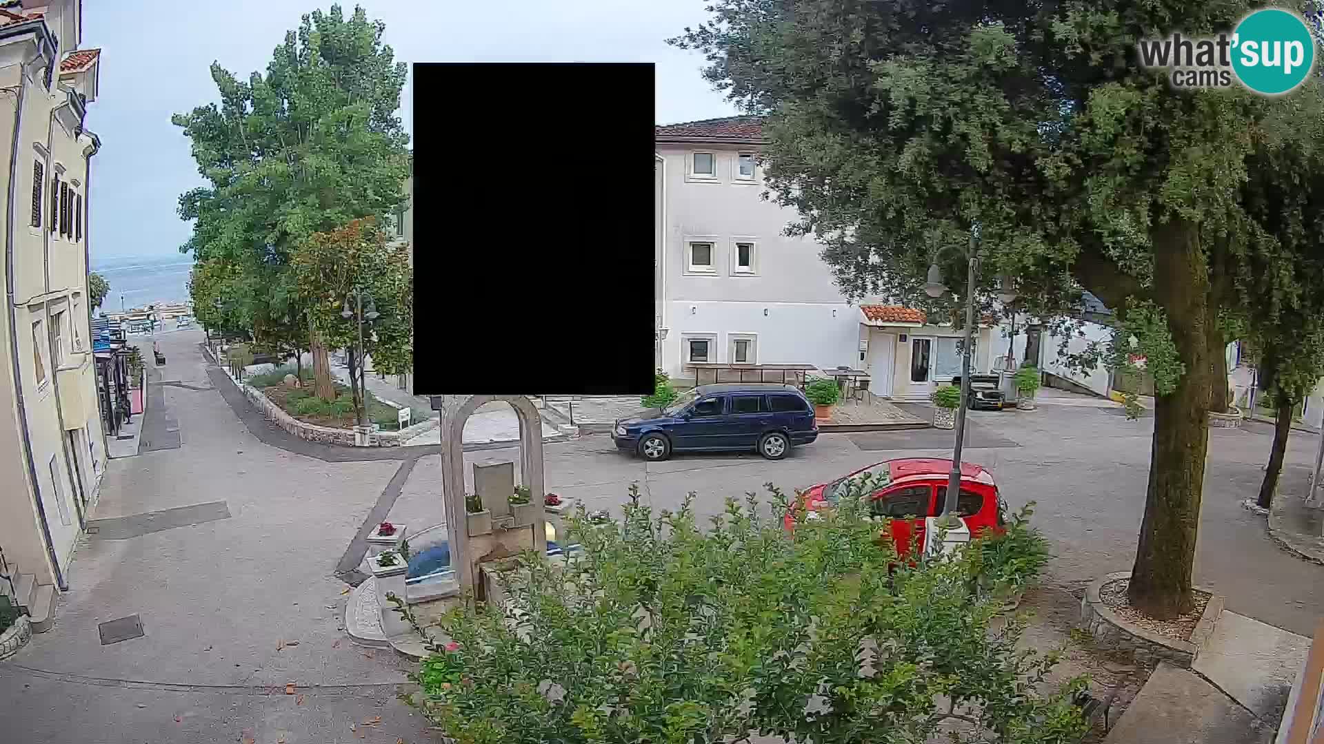 Webcam Mošćenička Draga Zentrum – Liveblick auf das Ortszentrum