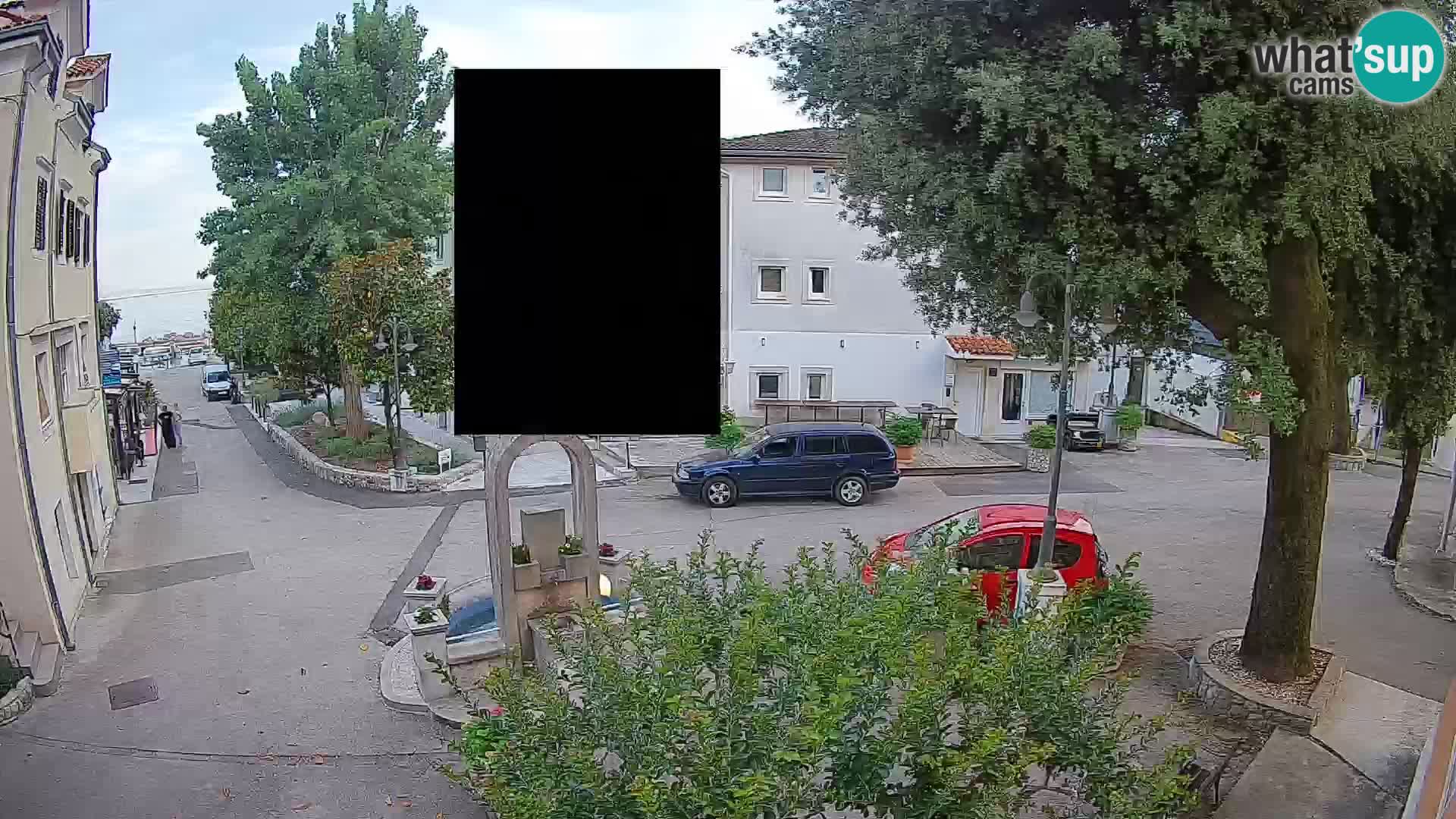 Webcam Mošćenička Draga Center – Live View of the Town Center