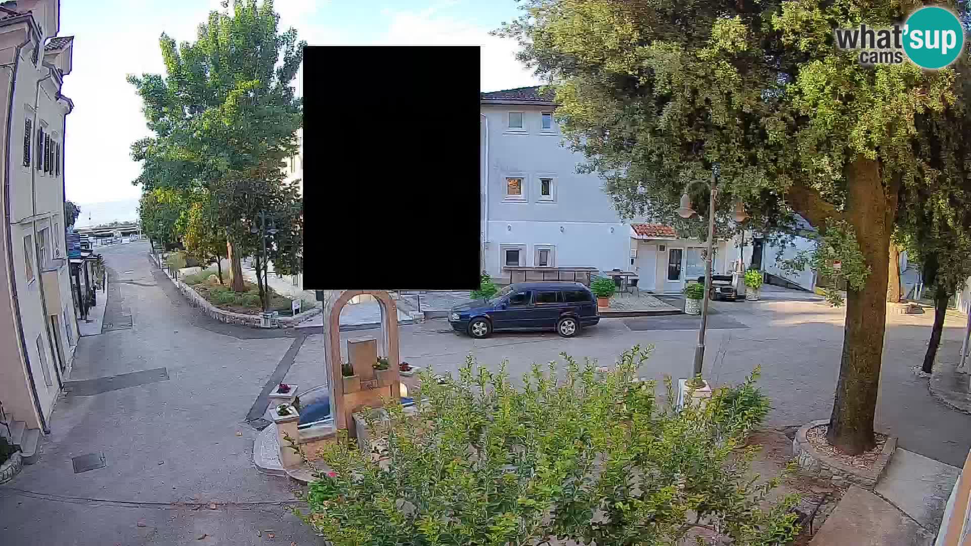 Webcam Centre de Mošćenička Draga – Vue en direct du centre-ville