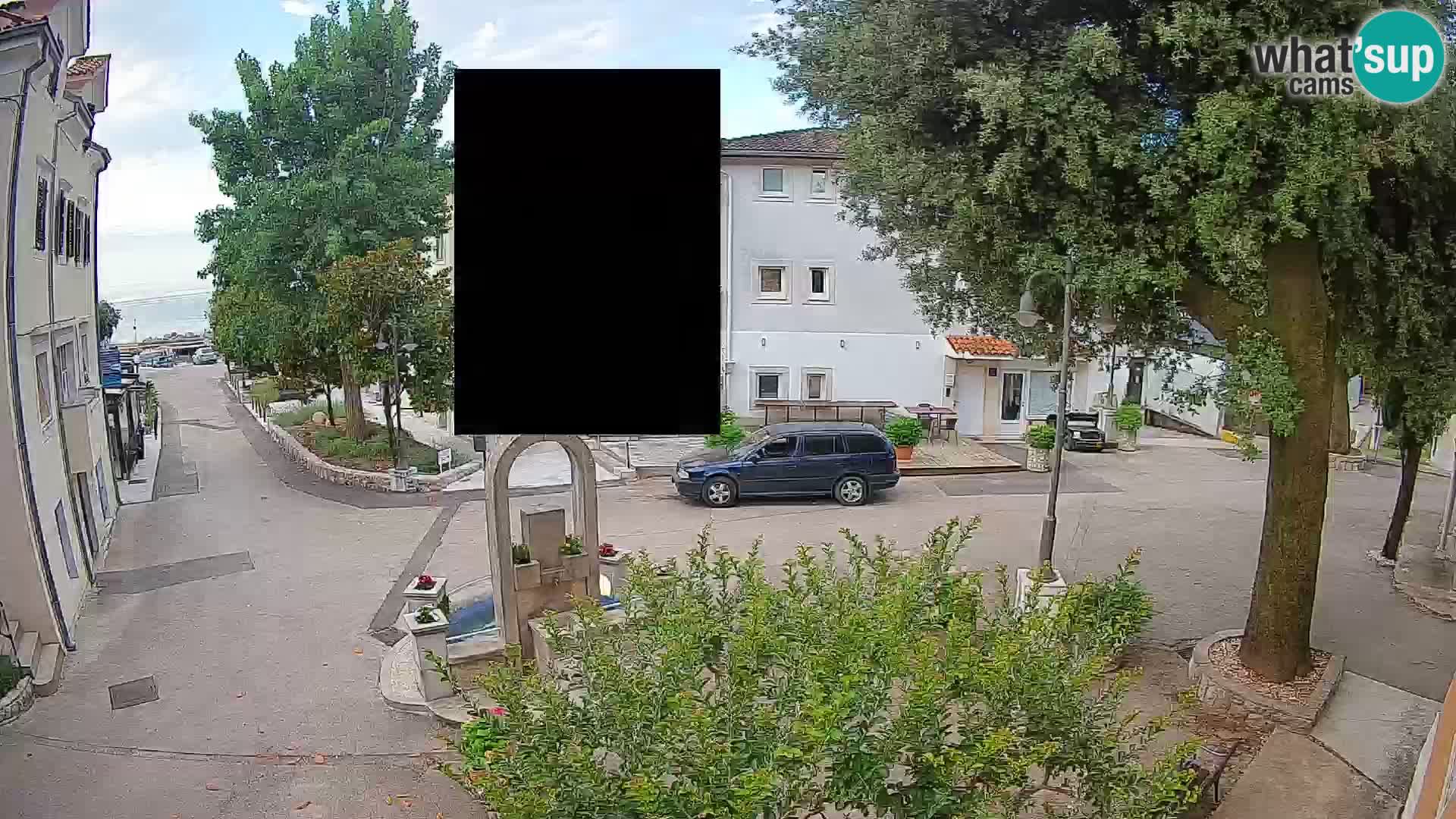 Webcam Mošćenička Draga Center – Live View of the Town Center