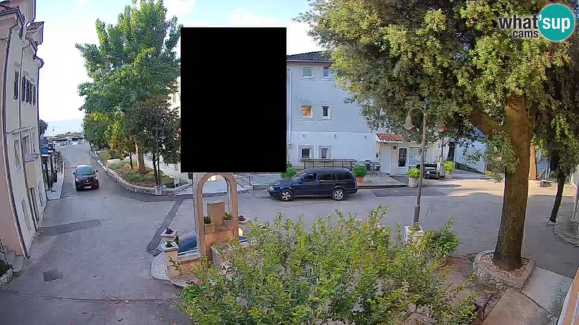 Webcam centre de Mošćenička Draga – Vue en direct du centre-ville
