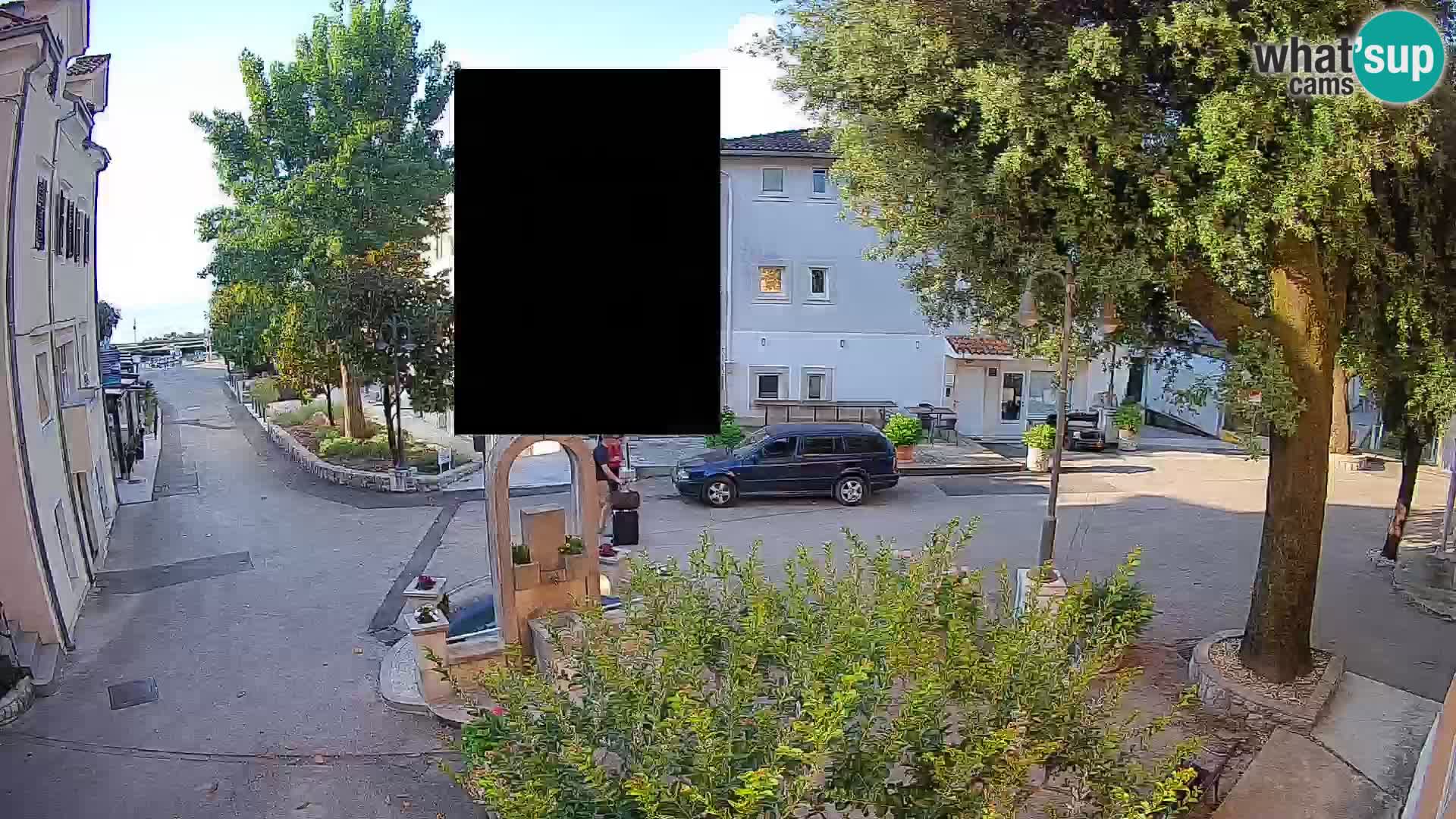 Webcam centre de Mošćenička Draga – Vue en direct du centre-ville