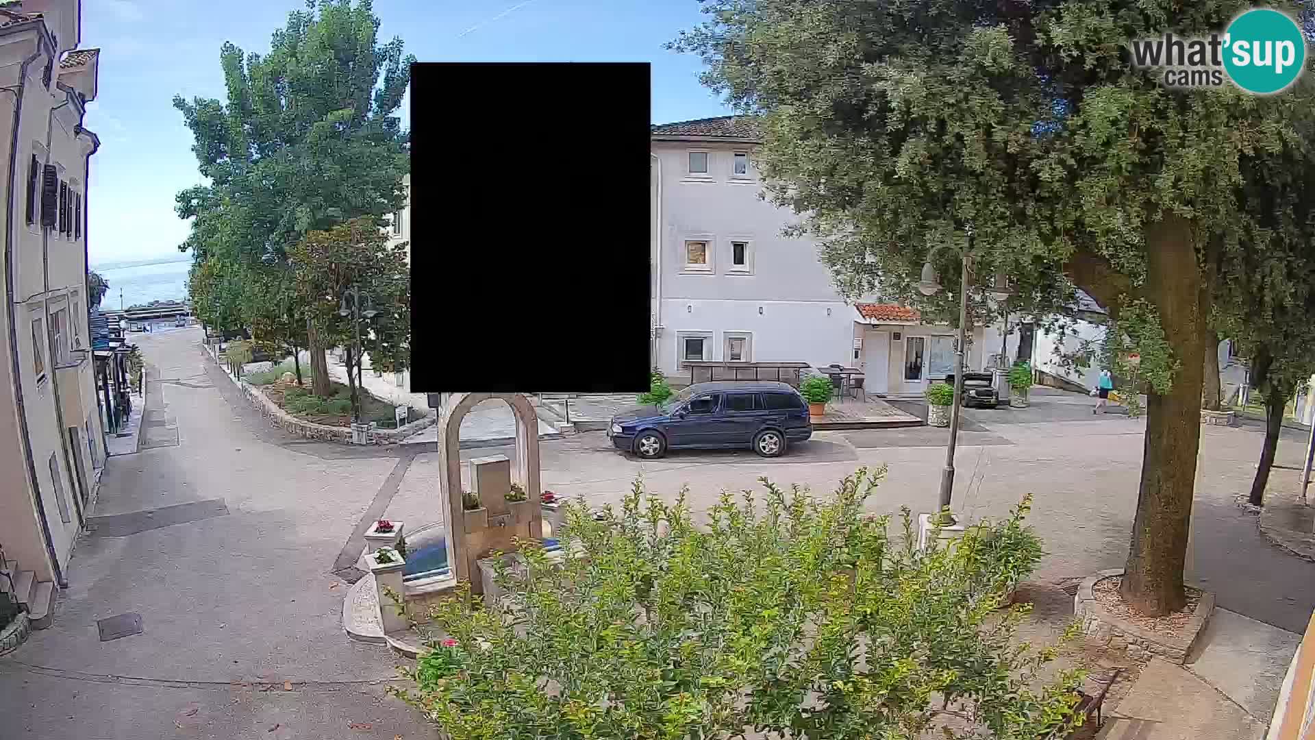 Webcam Centro Draga di Moschiena – Vista live sul centro