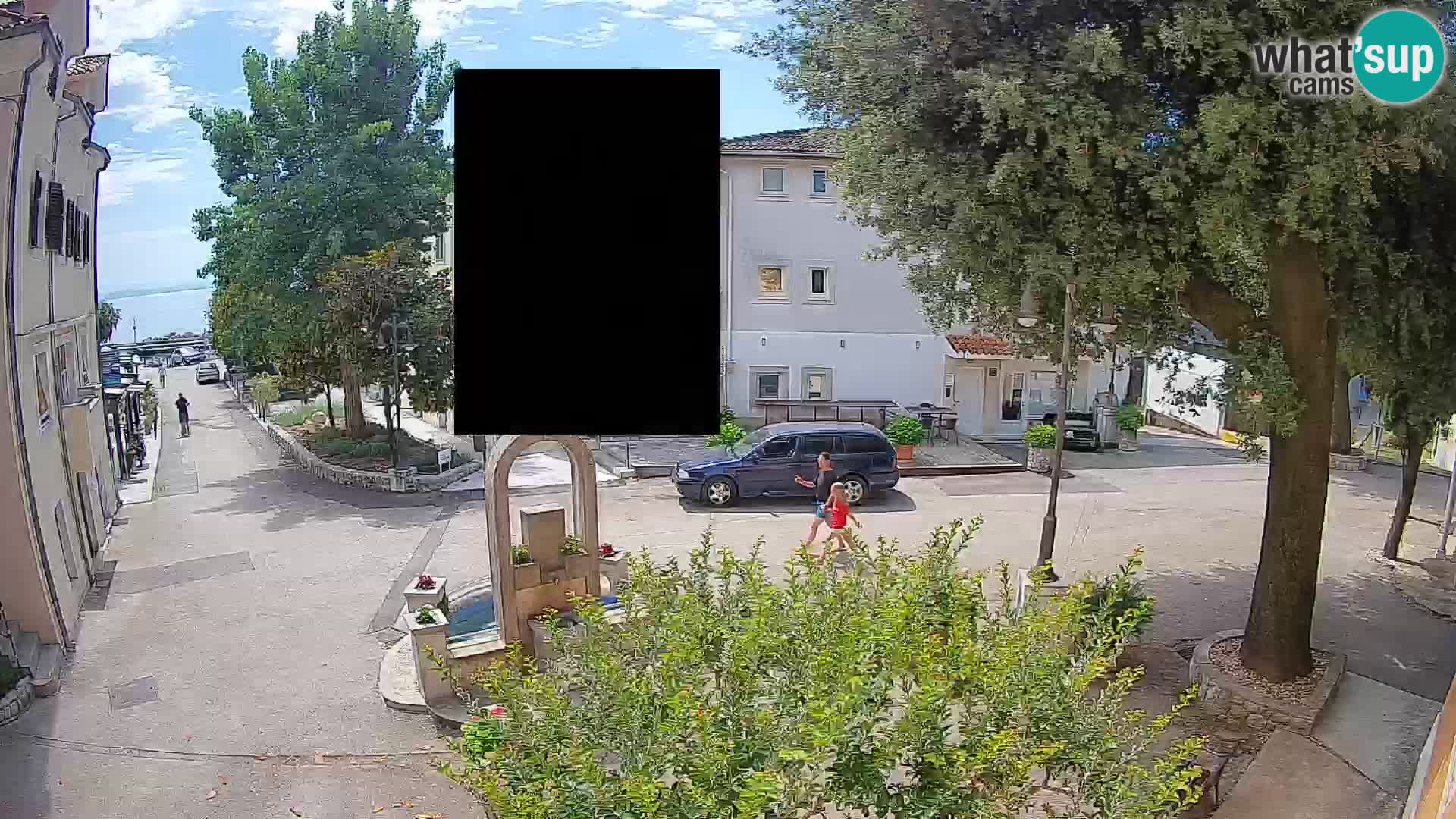 Webcam Centre de Mošćenička Draga – Vue en direct du centre-ville