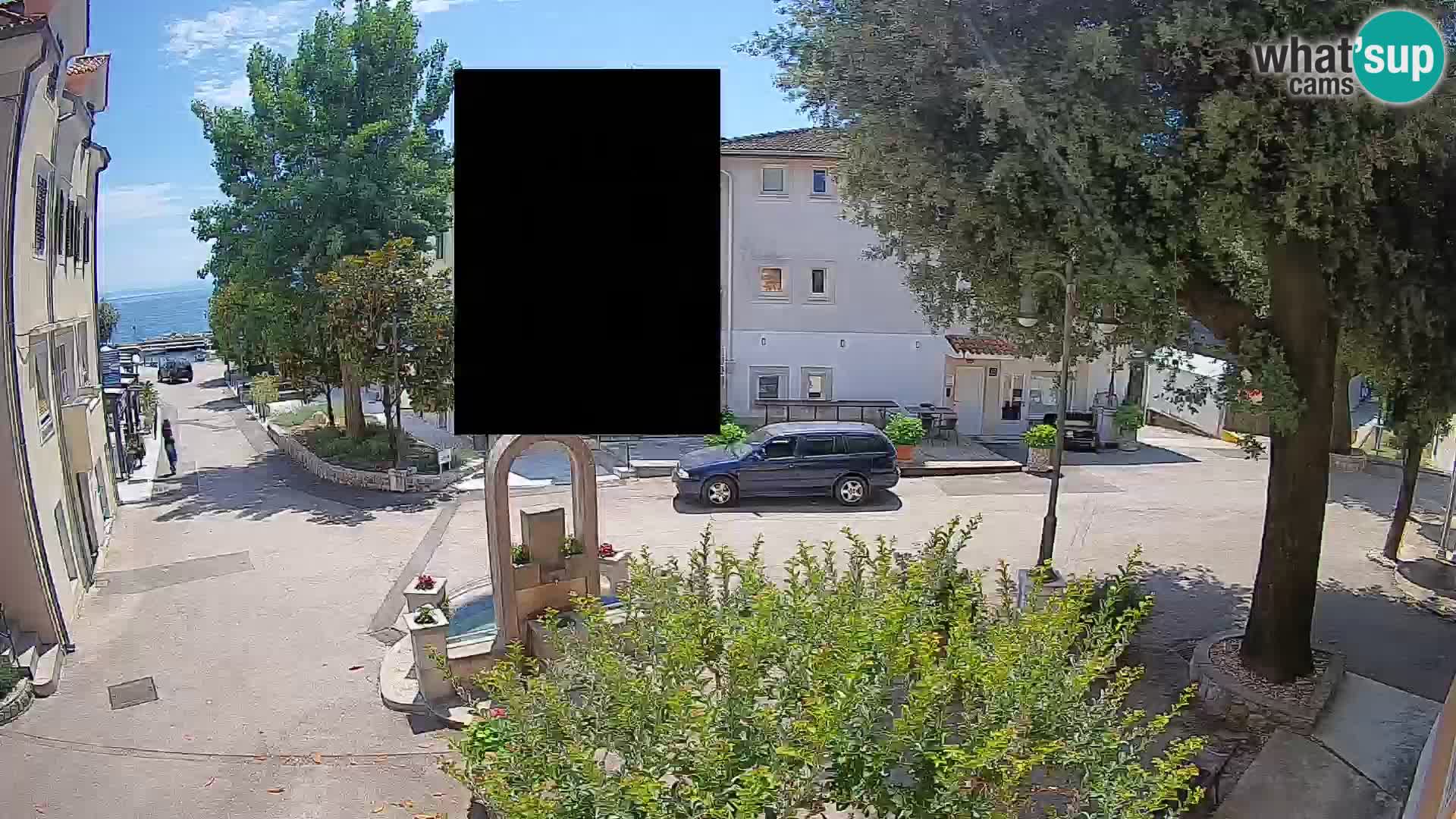 Webcam Centro Draga di Moschiena – Vista live sul centro