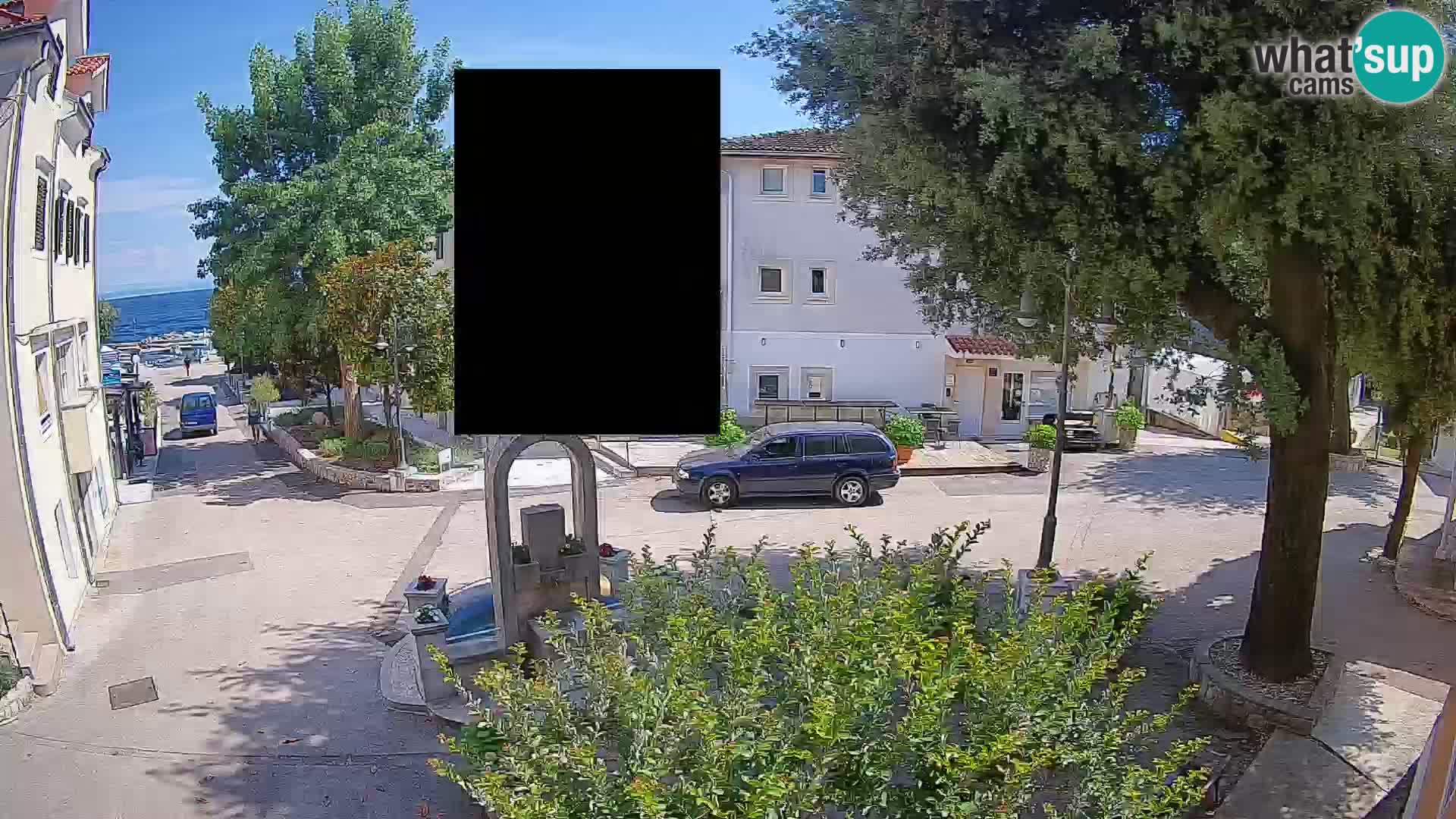 Webcam Mošćenička Draga Center – Live View of the Town Center