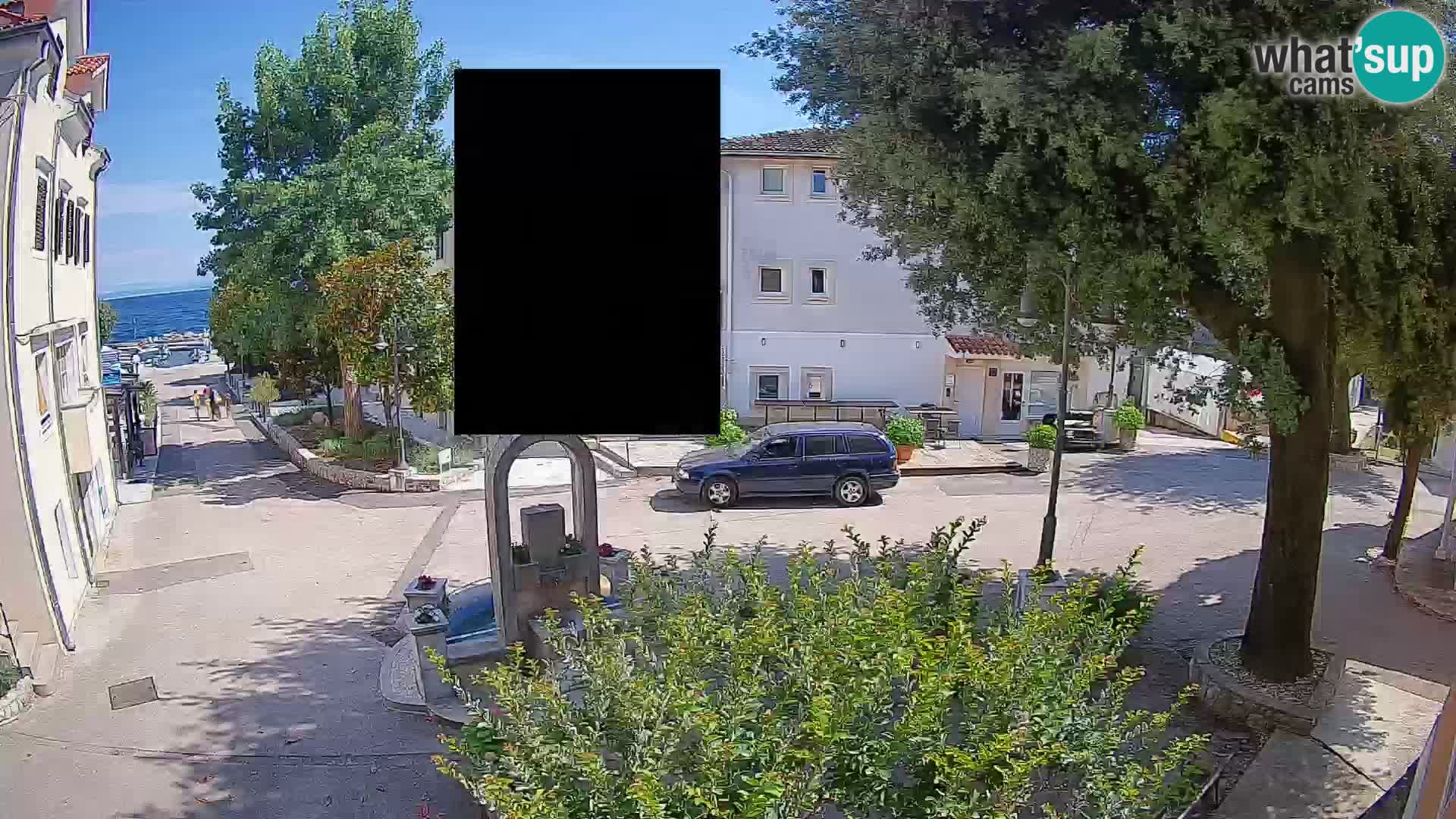 Webcam centre de Mošćenička Draga – Vue en direct du centre-ville