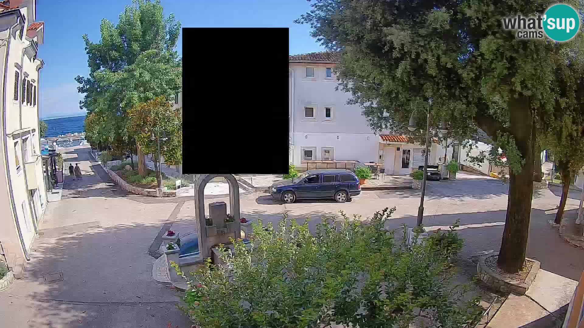 Webcam Mošćenička Draga Center – Live View of the Town Center