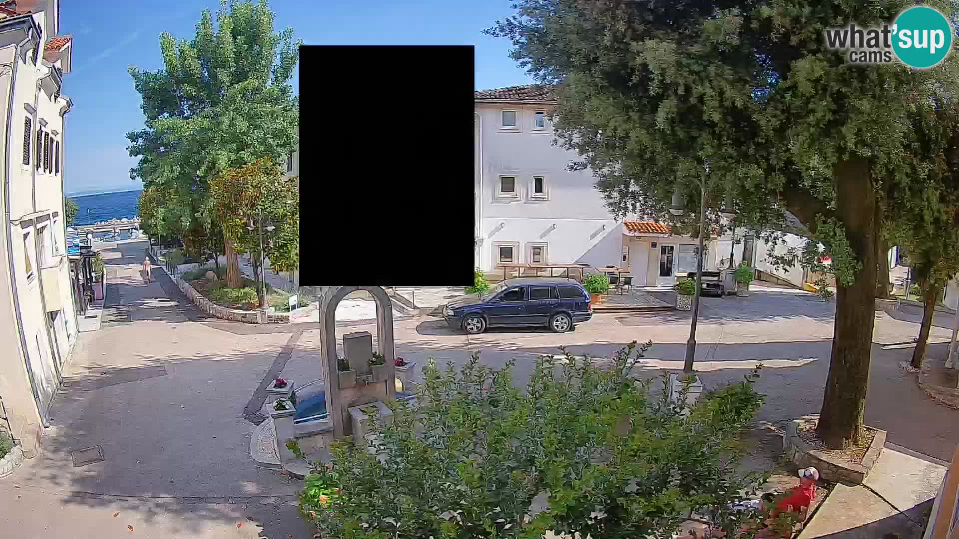 Webcam Mošćenička Draga Center – Live View of the Town Center