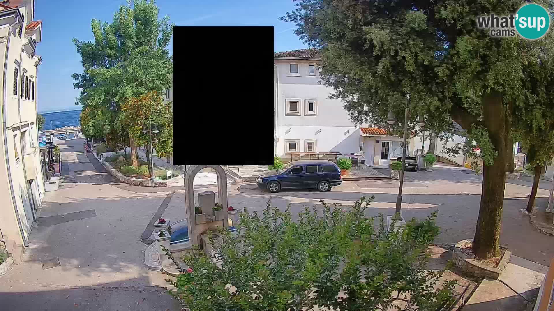 Webcam centre de Mošćenička Draga – Vue en direct du centre-ville