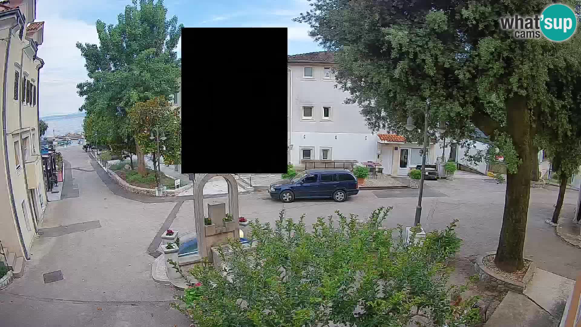 Webcam Mošćenička Draga Zentrum – Liveblick auf das Ortszentrum