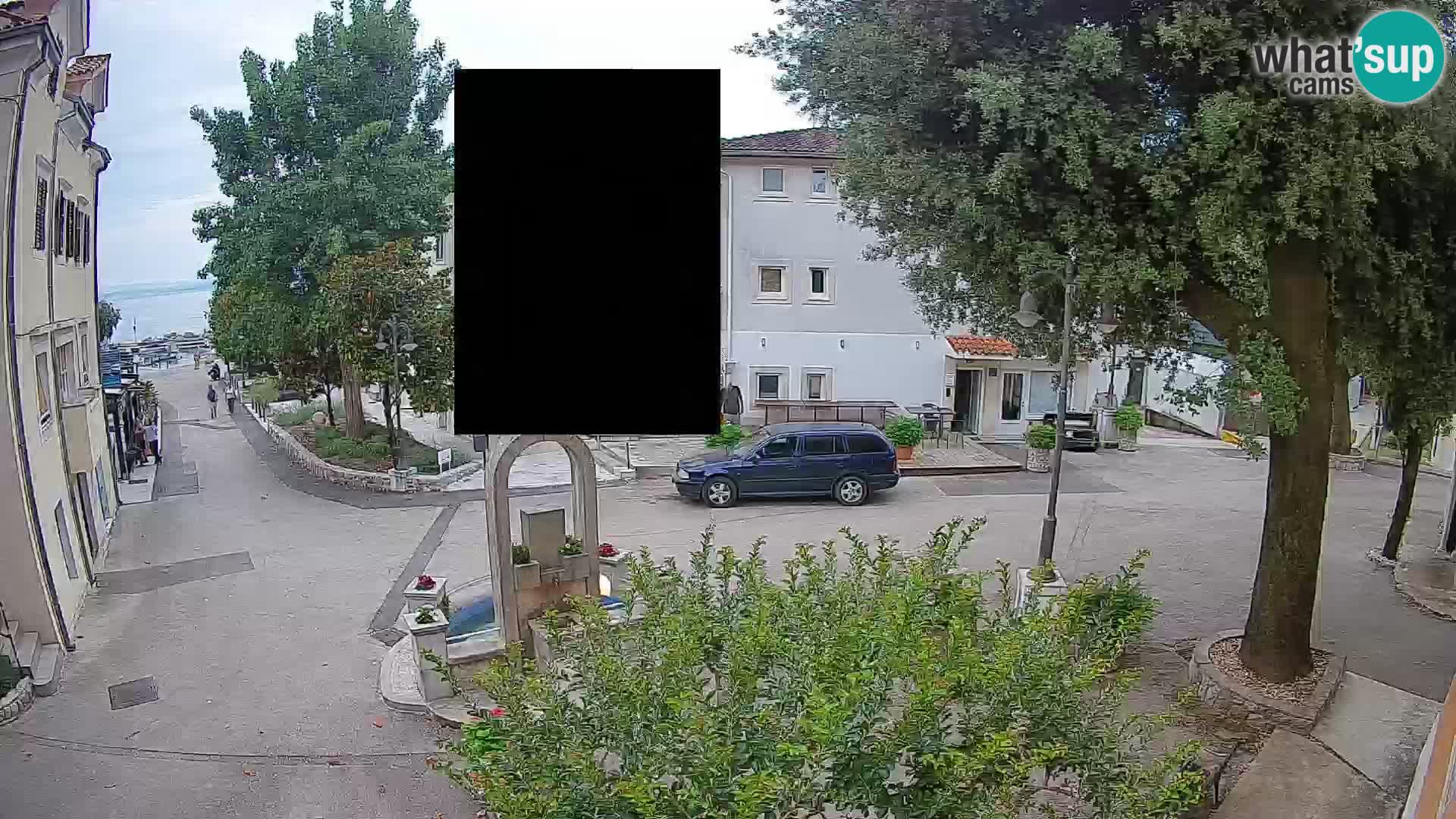 Webcam Mošćenička Draga Center – Live View of the Town Center