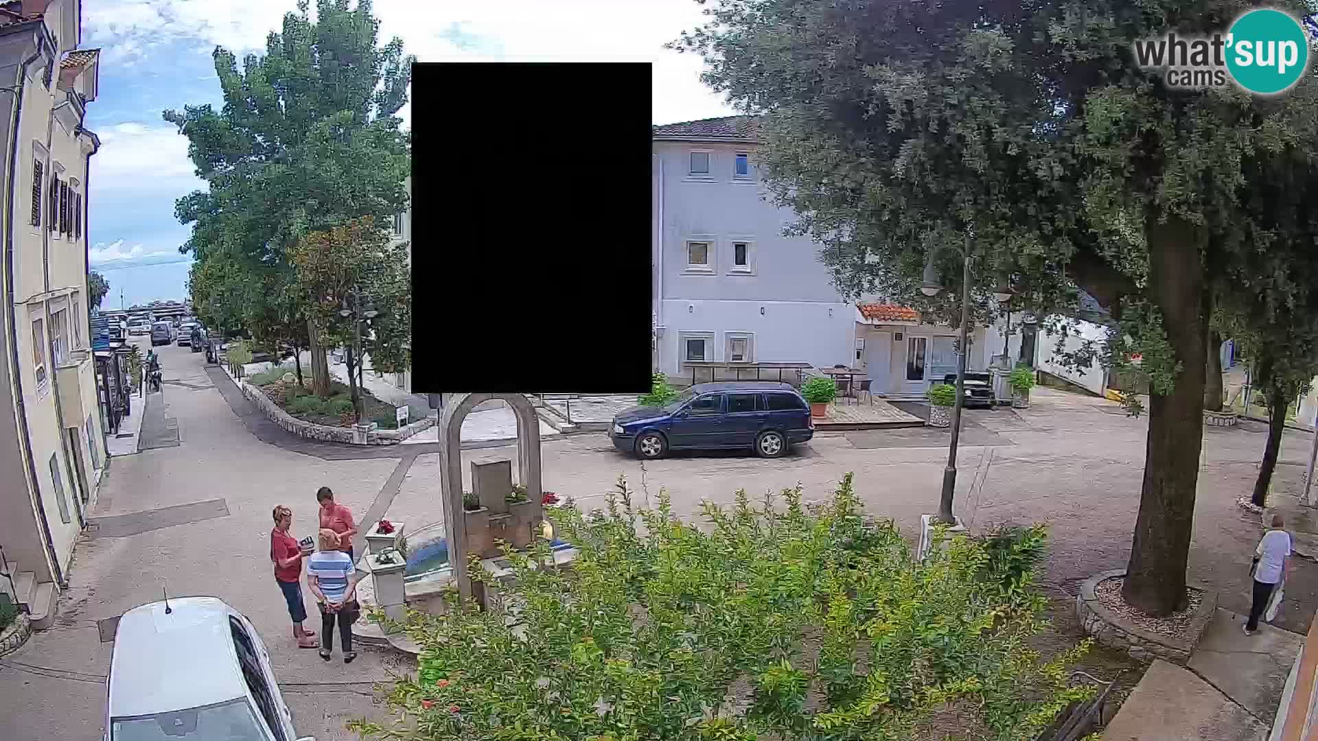 Webcam Mošćenička Draga Center – Live View of the Town Center