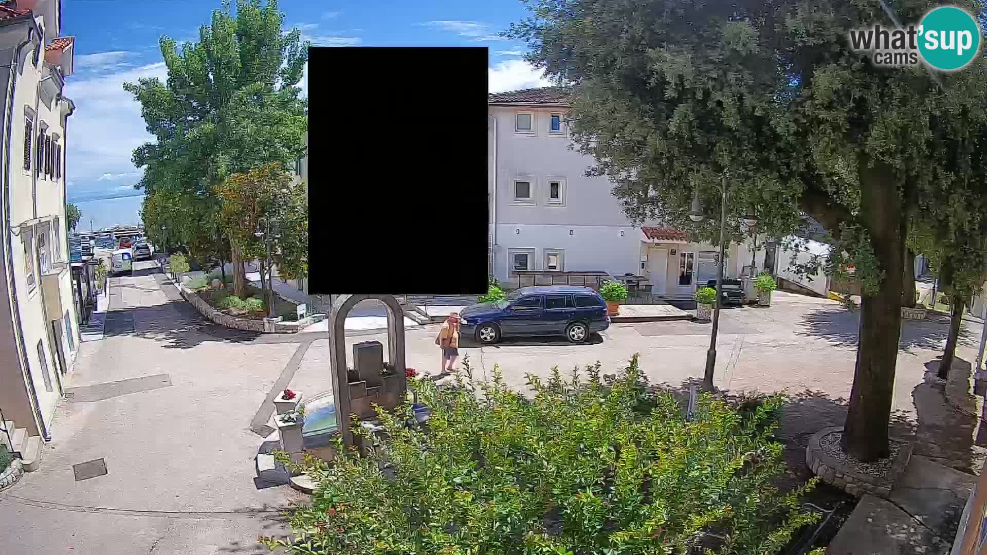 Webcam centre de Mošćenička Draga – Vue en direct du centre-ville