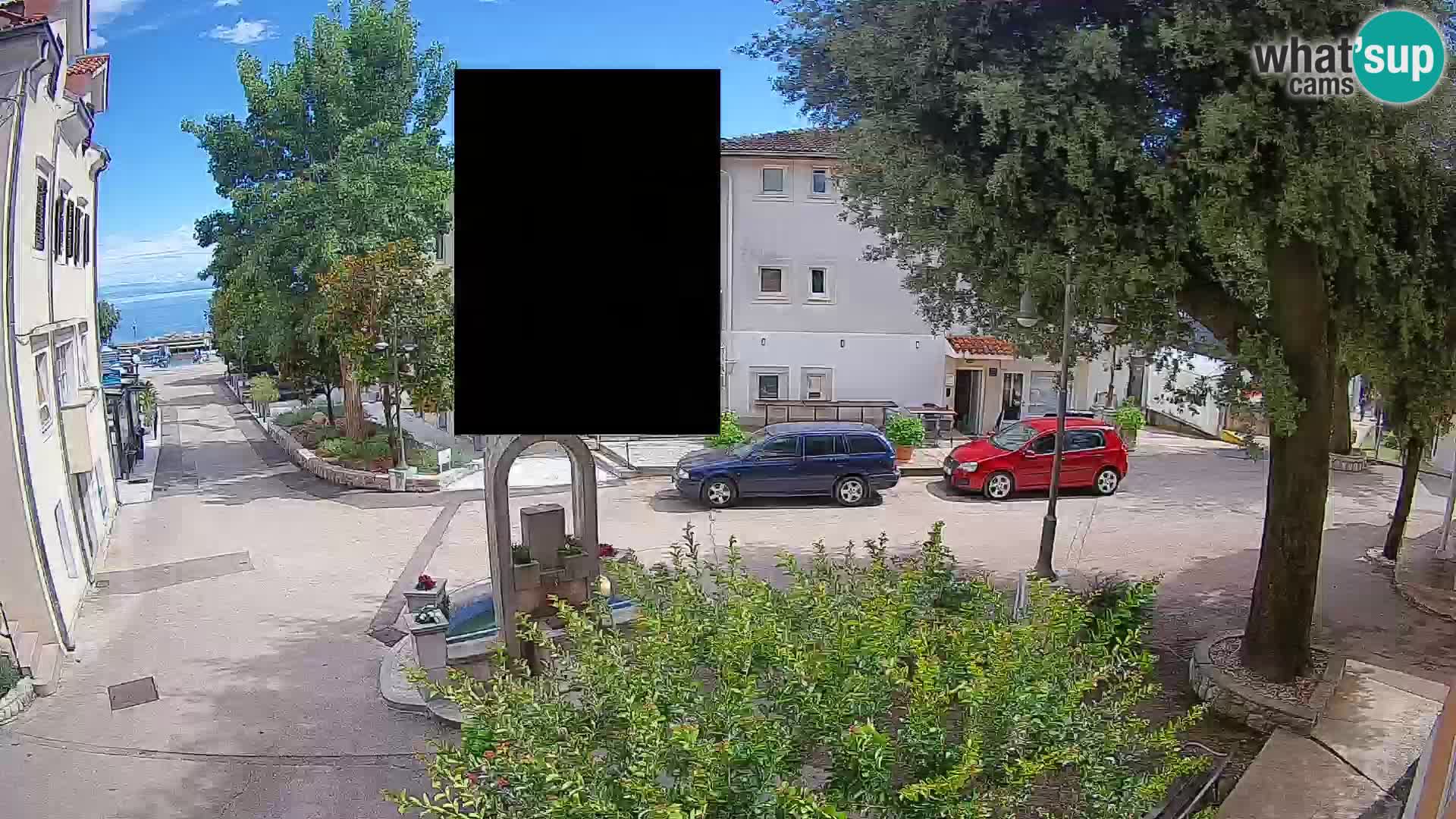 Webcam Mošćenička Draga Zentrum – Liveblick auf das Ortszentrum