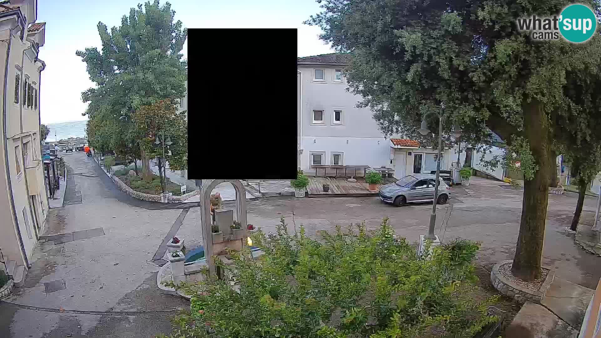 Webcam Centre de Mošćenička Draga – Vue en direct du centre-ville