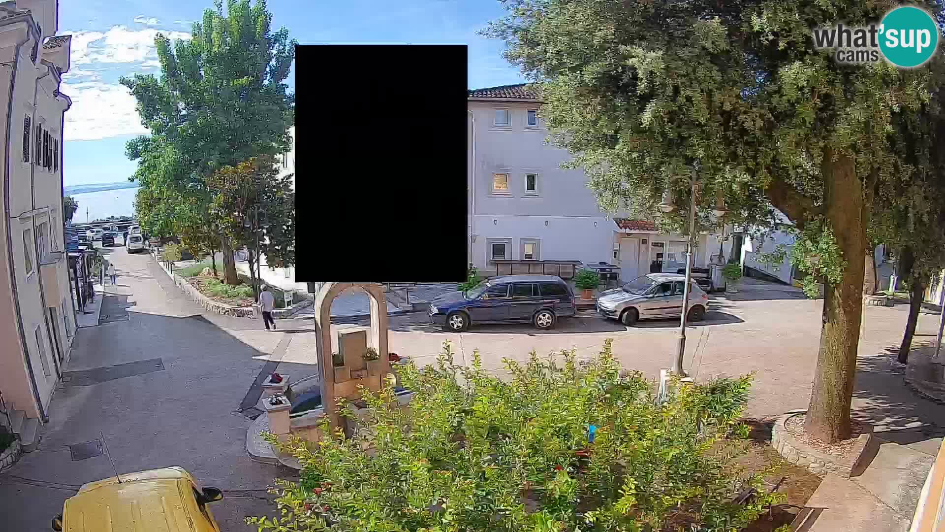 Webcam centre de Mošćenička Draga – Vue en direct du centre-ville