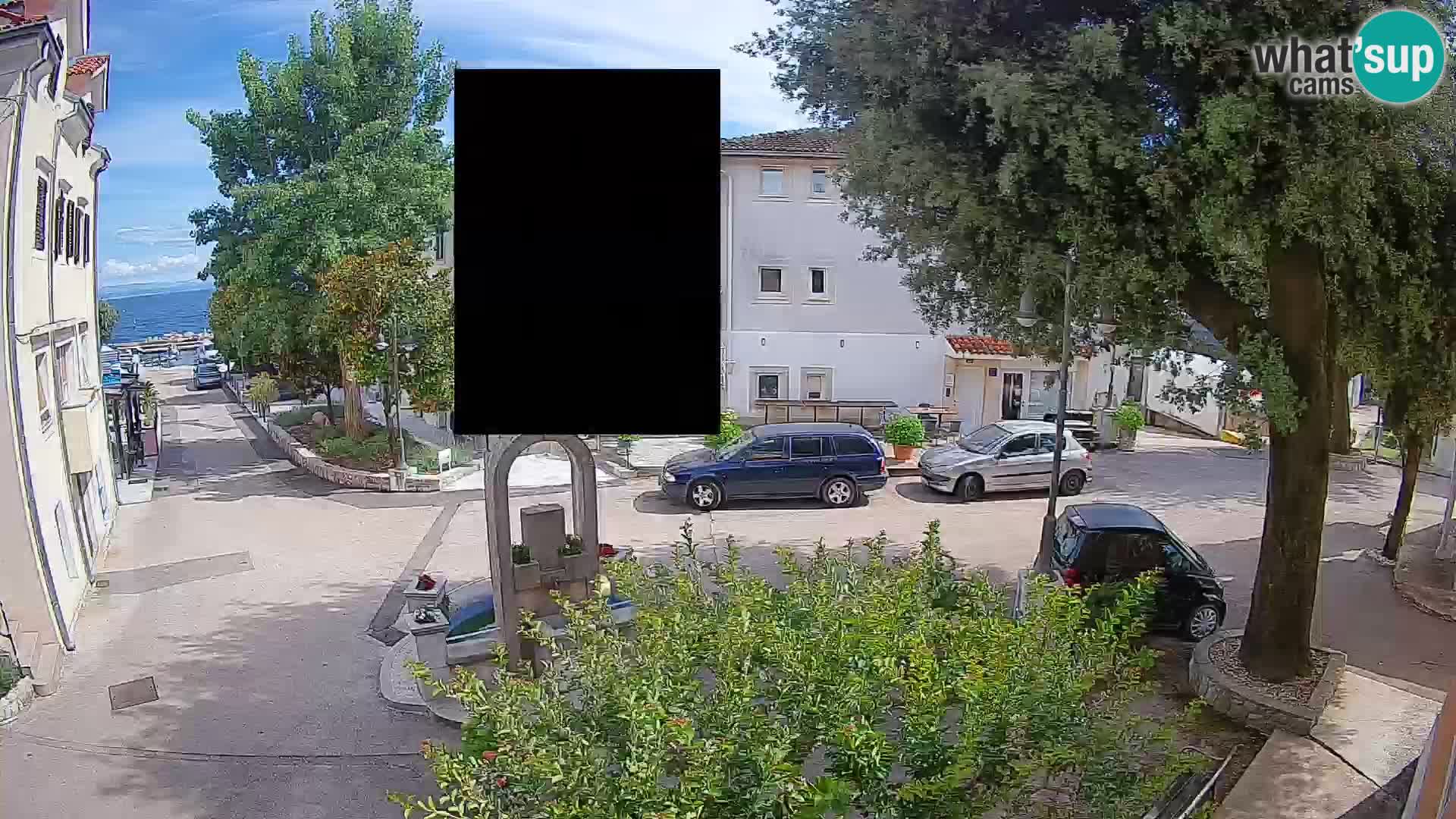 Webcam centre de Mošćenička Draga – Vue en direct du centre-ville