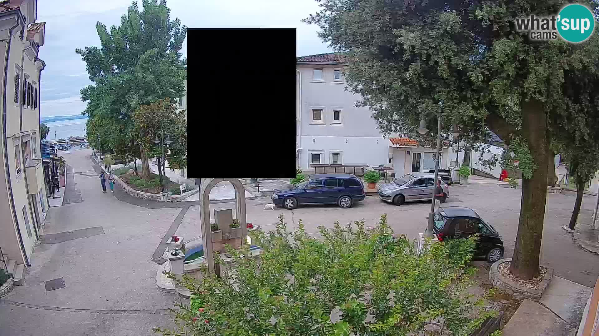 Webcam Mošćenička Draga Center – Live View of the Town Center