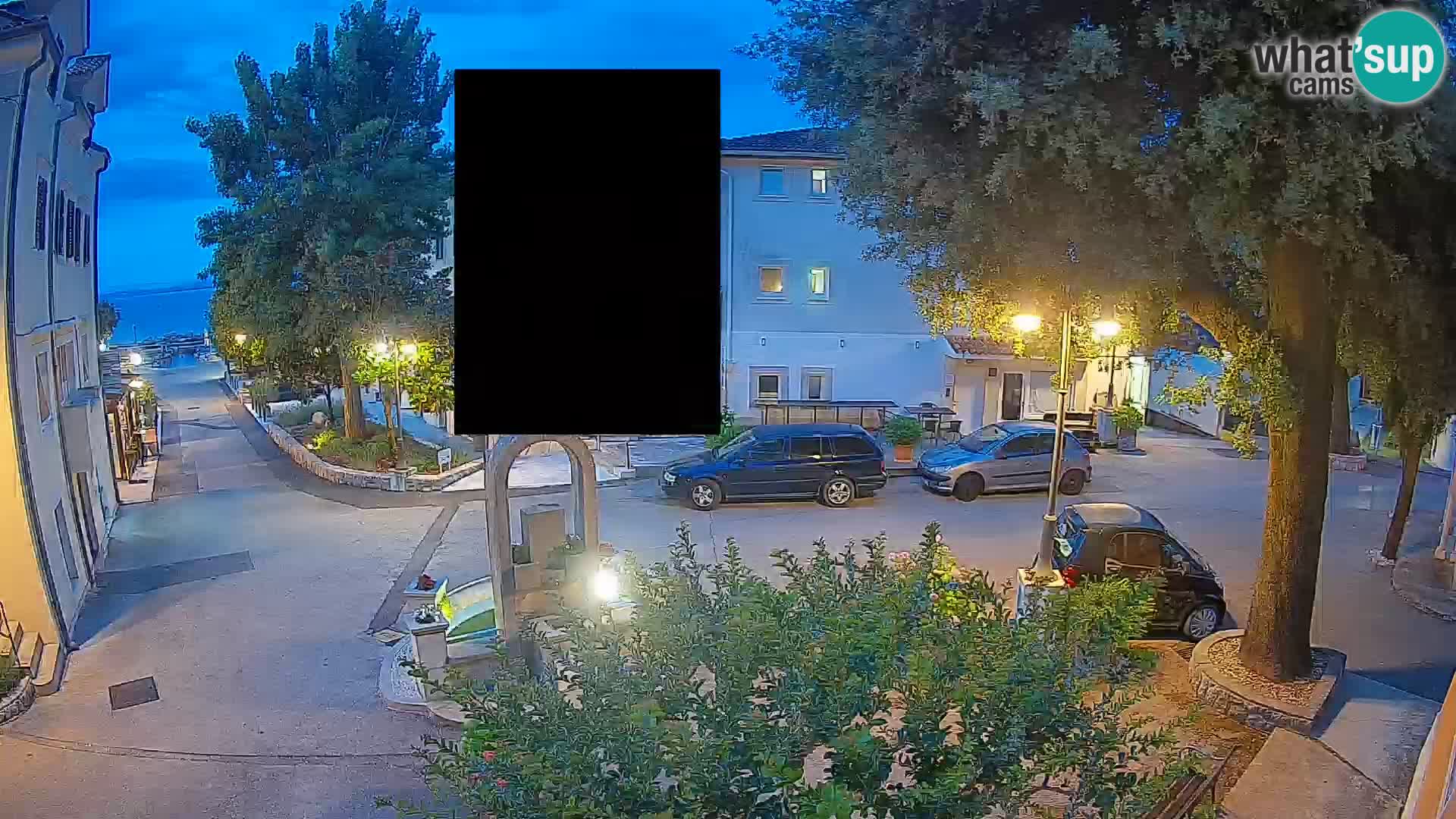 Webcam Mošćenička Draga Center – Live View of the Town Center