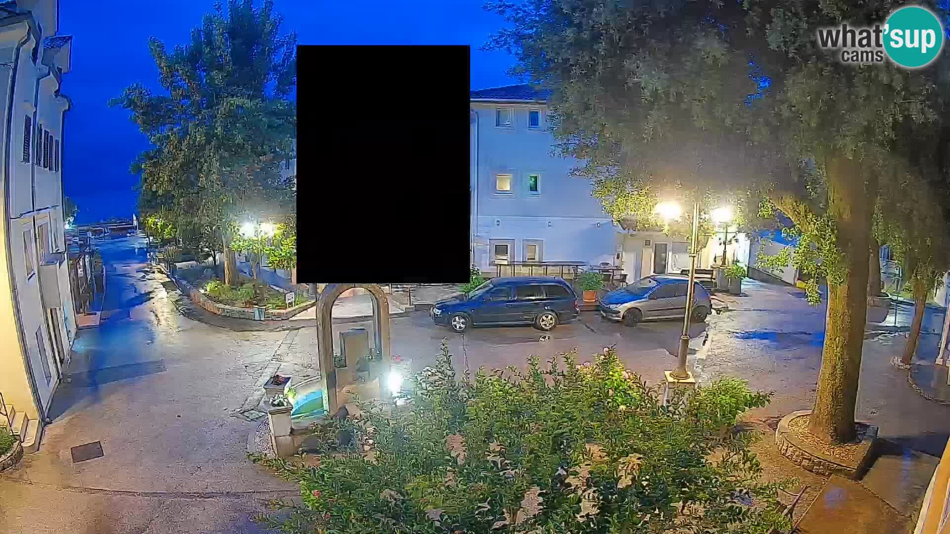 Webcam Mošćenička Draga Center – Live View of the Town Center
