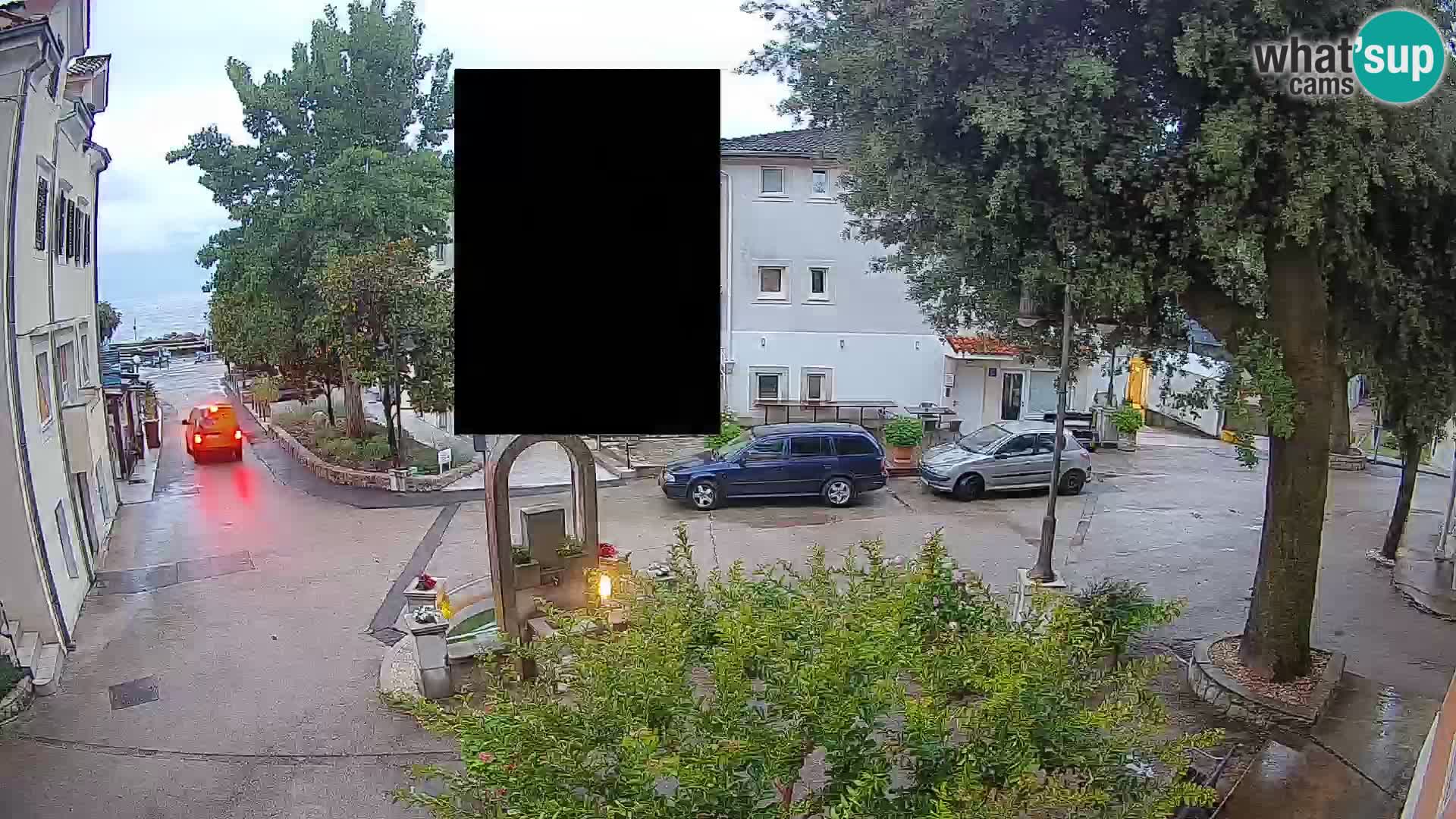 Webcam Mošćenička Draga Center – Live View of the Town Center