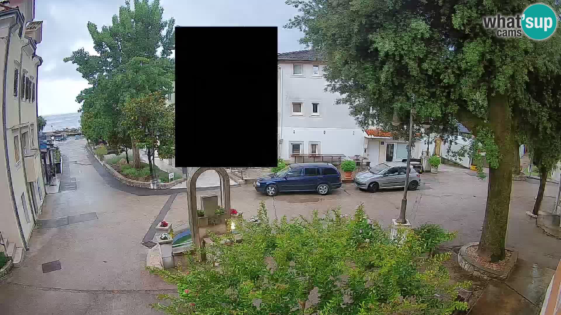 Webcam Mošćenička Draga Center – Live View of the Town Center