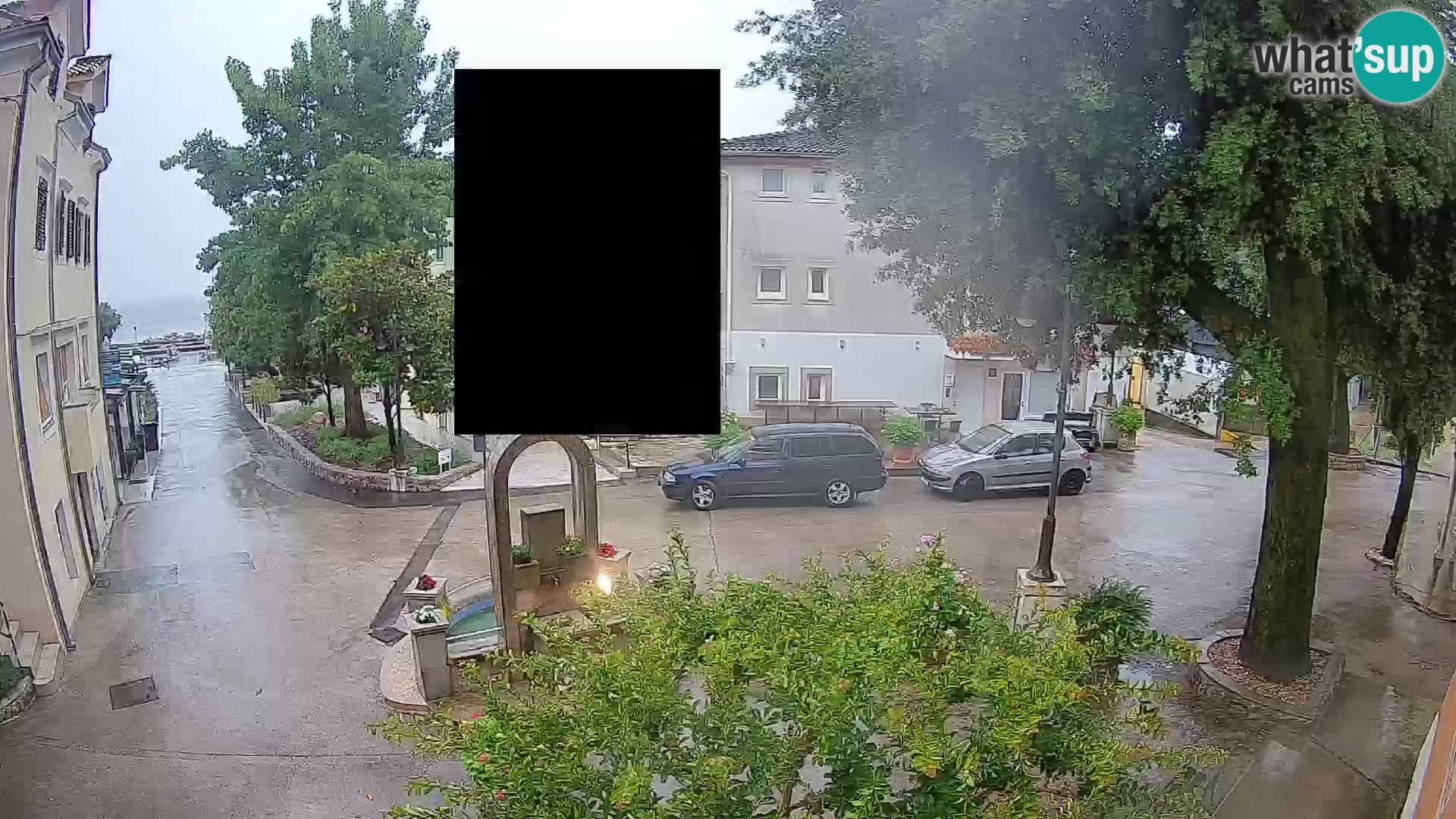 Webcam Mošćenička Draga Center – Live View of the Town Center