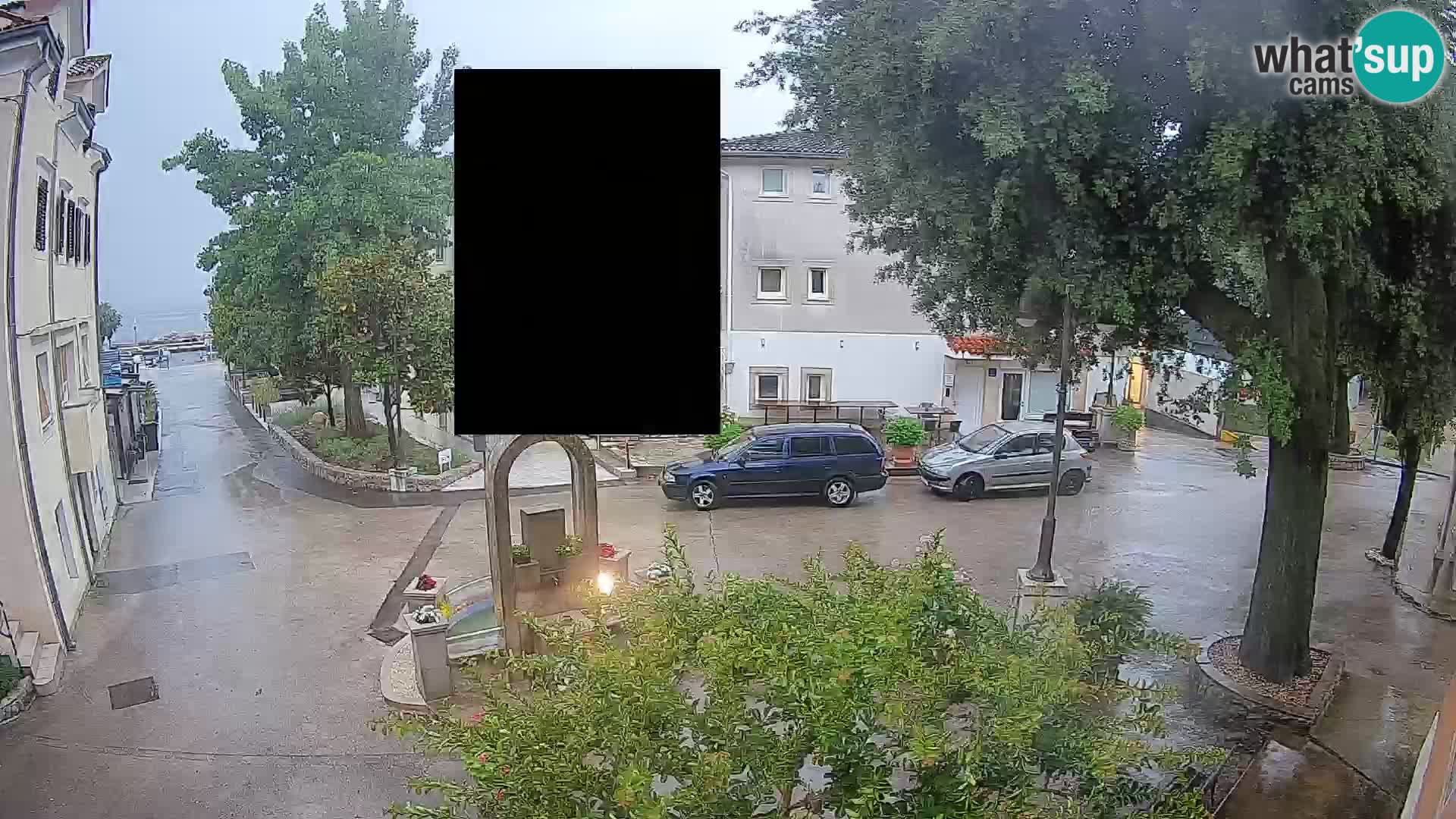 Webcam centre de Mošćenička Draga – Vue en direct du centre-ville