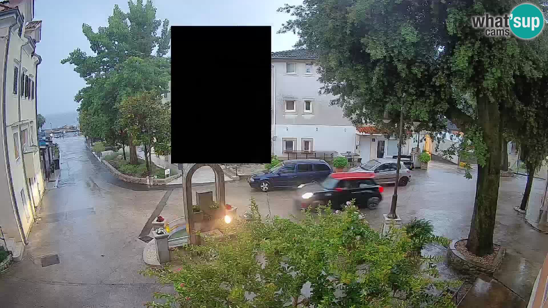 Webcam Mošćenička Draga Center – Live View of the Town Center